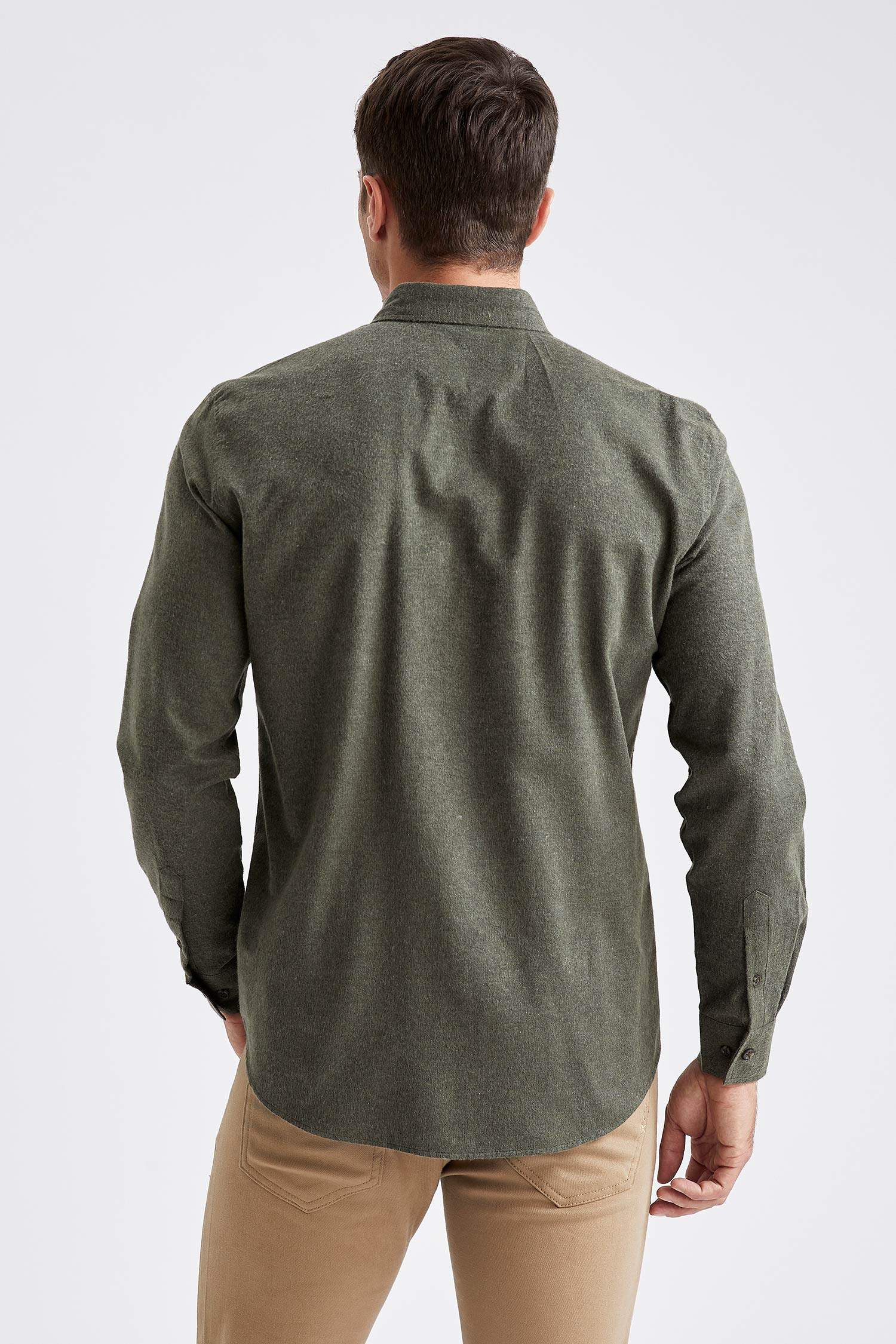 Uzun Kollu Gömlek Modern Fit