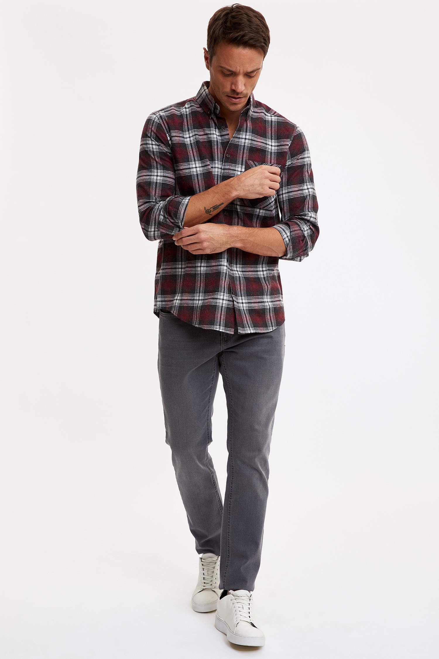 MODERN FIT Uzun Kollu Gömlek