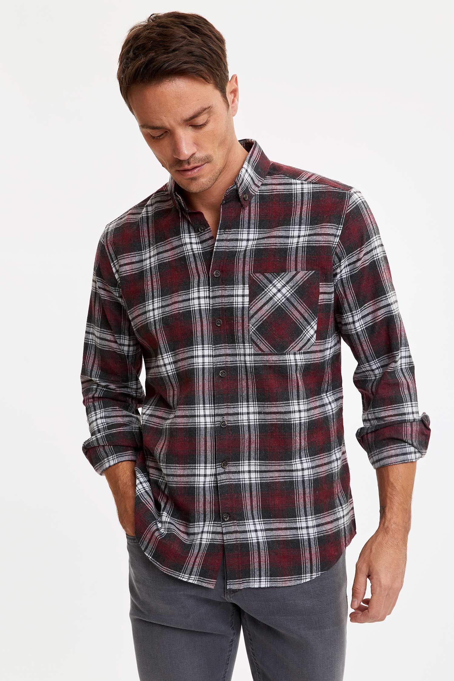 MODERN FIT Uzun Kollu Gömlek
