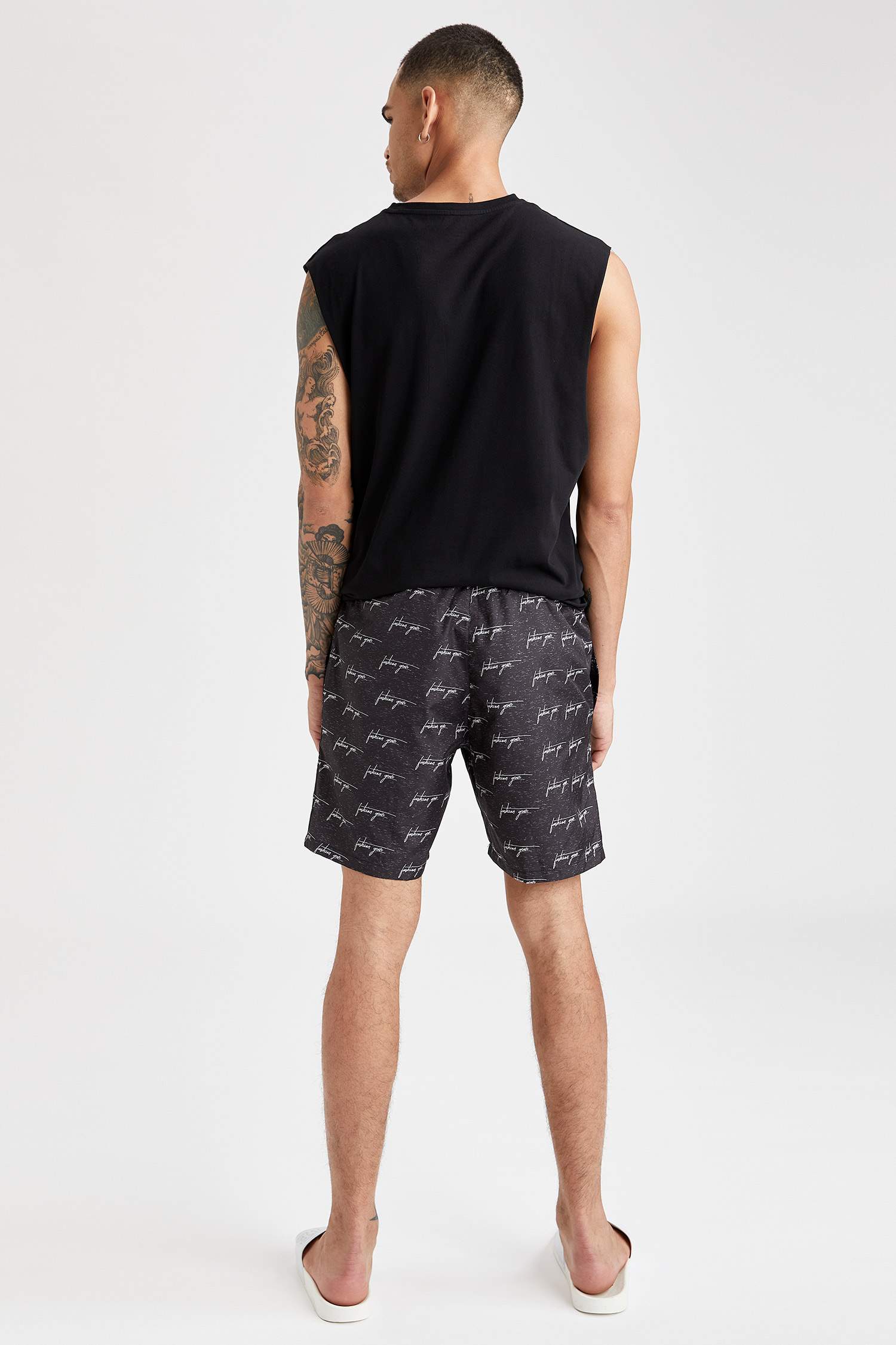 Regular Fit Yüzme Şortu