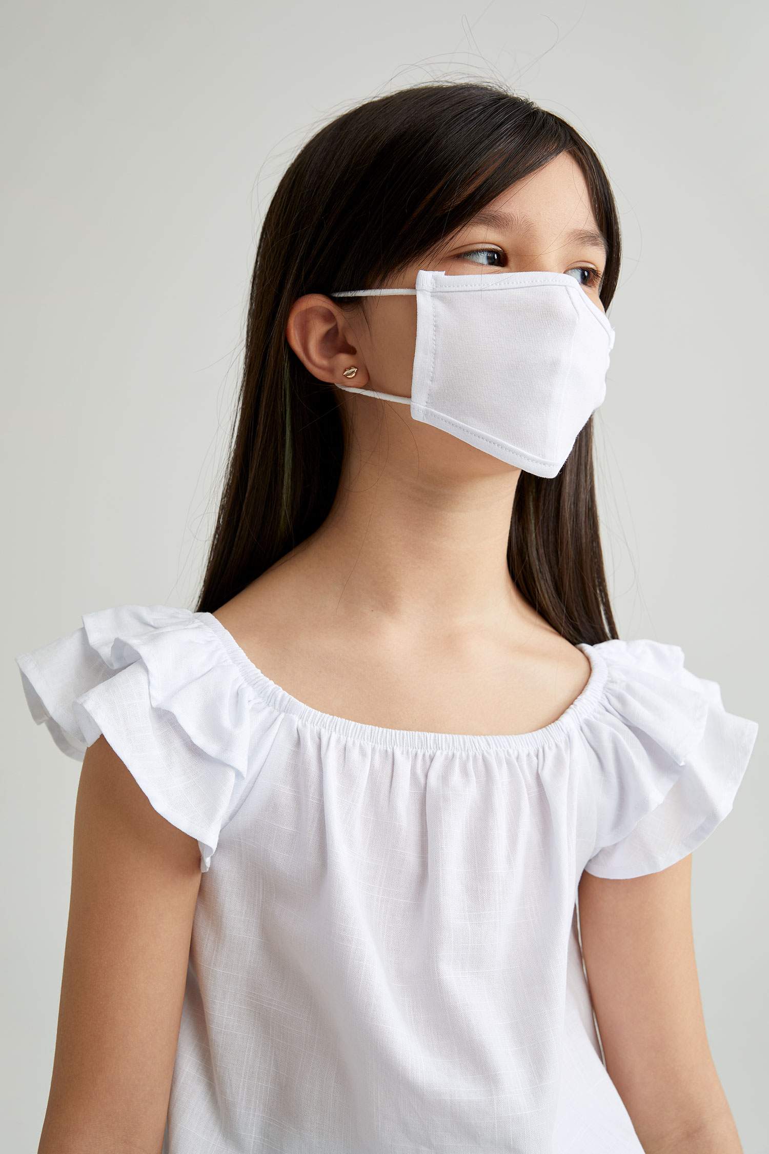 Kız Çocuk Yıkanabilir Maske