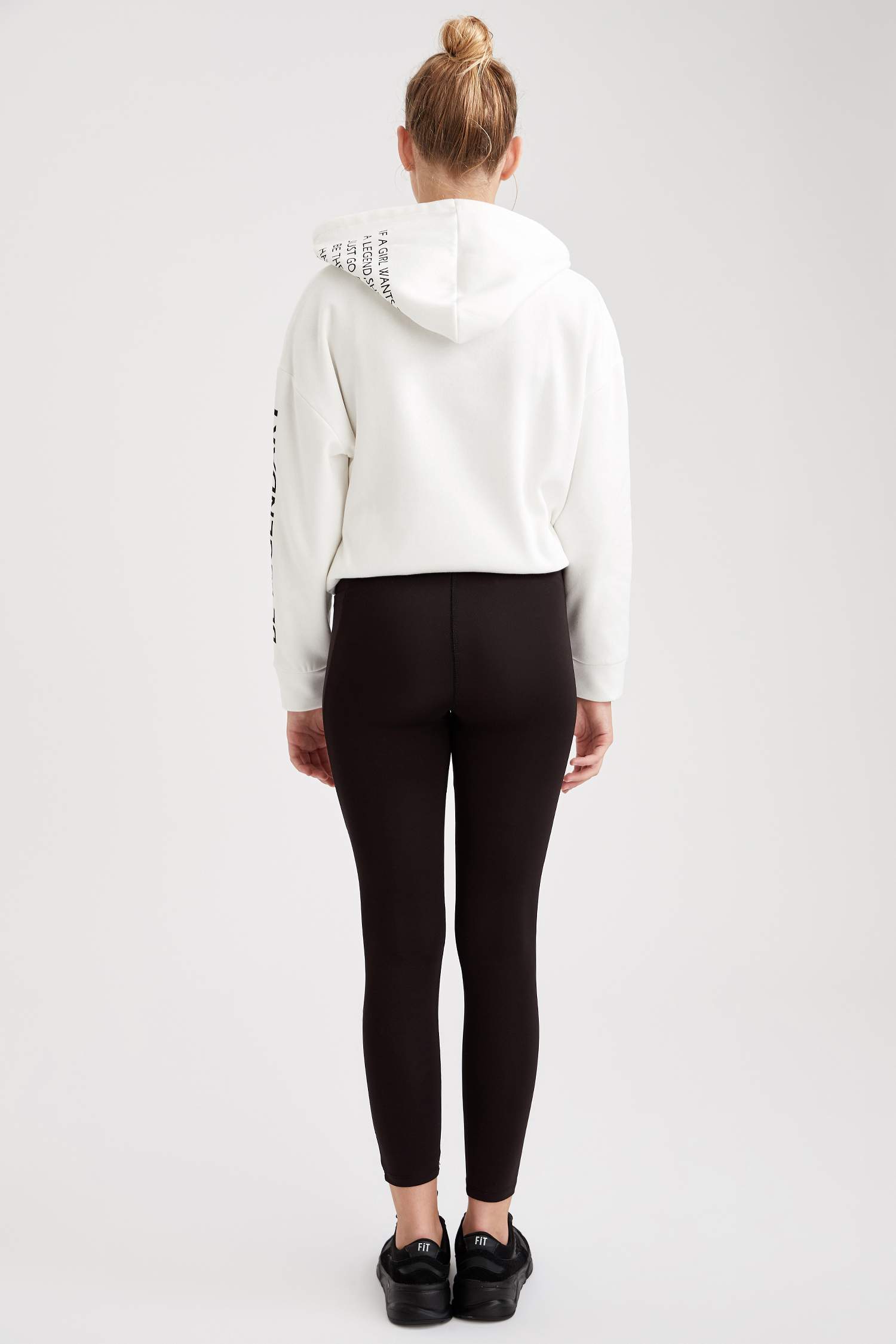 Basic Slim Fit Örme Tayt