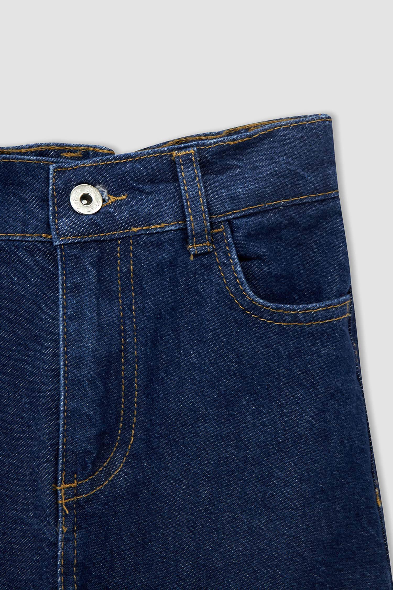 Kız Çocuk Mom Fit Jean Pantolon