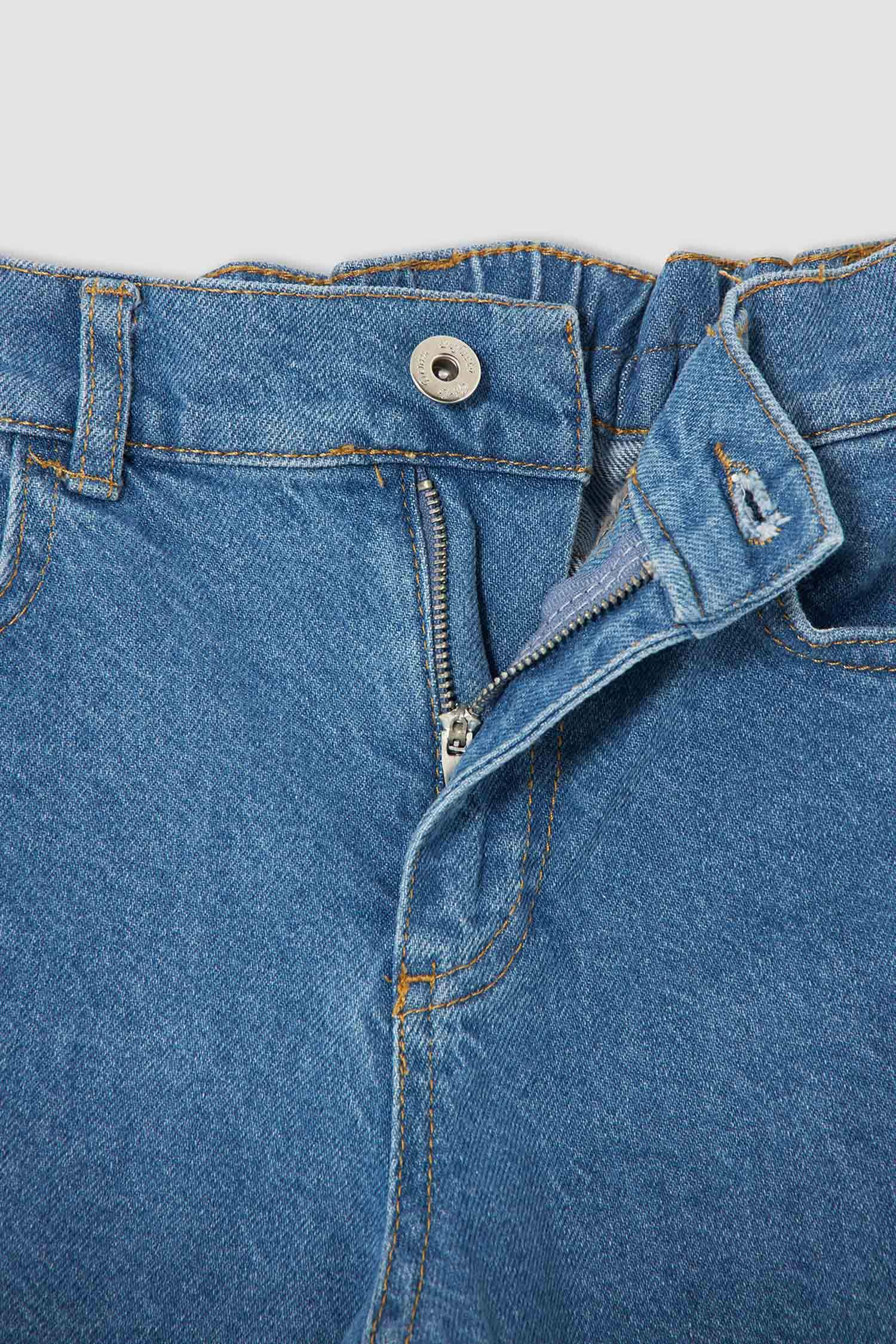 Kız Çocuk Mom Fit Jean Pantolon
