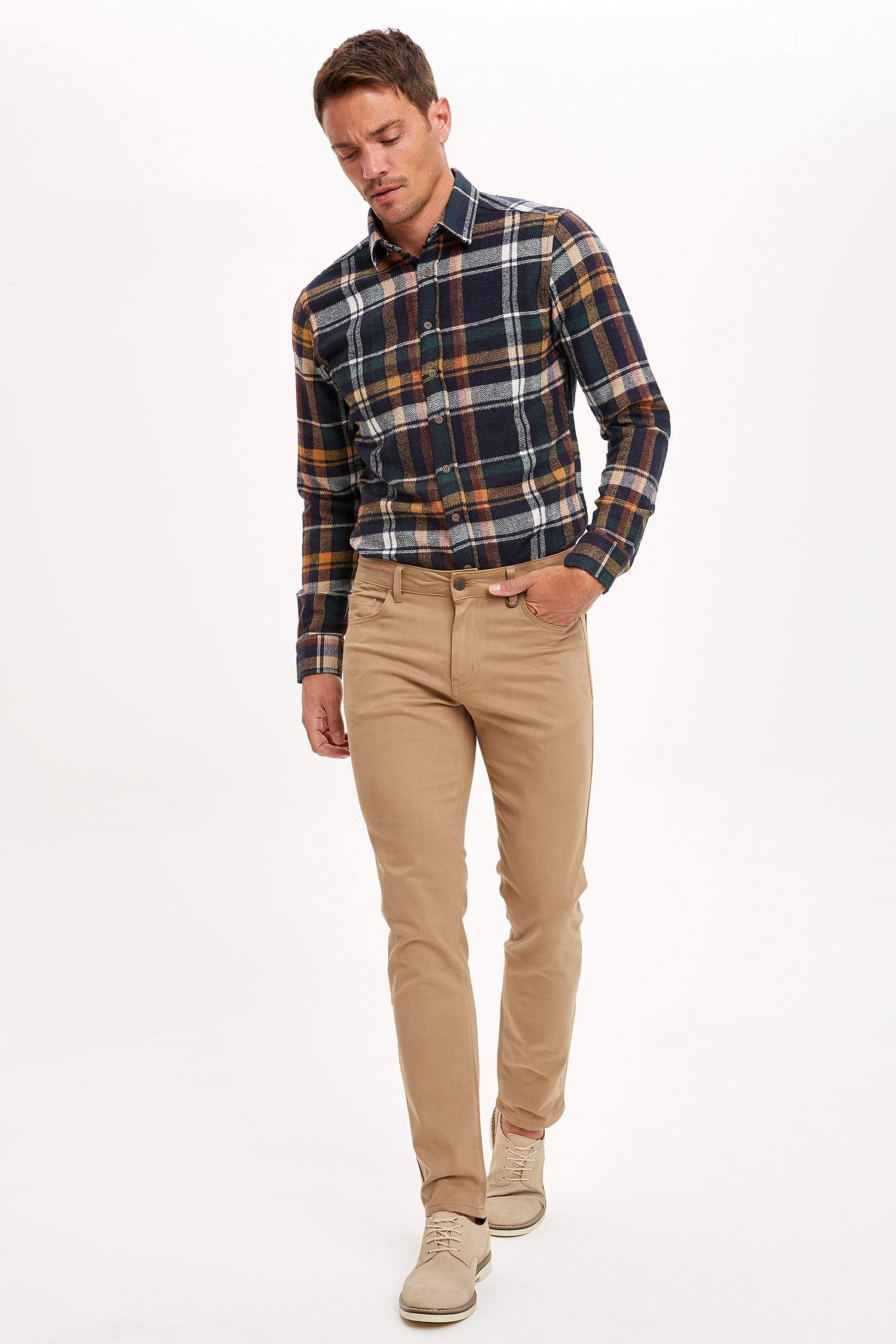 Extra Slim Fit Chino Pantolon
