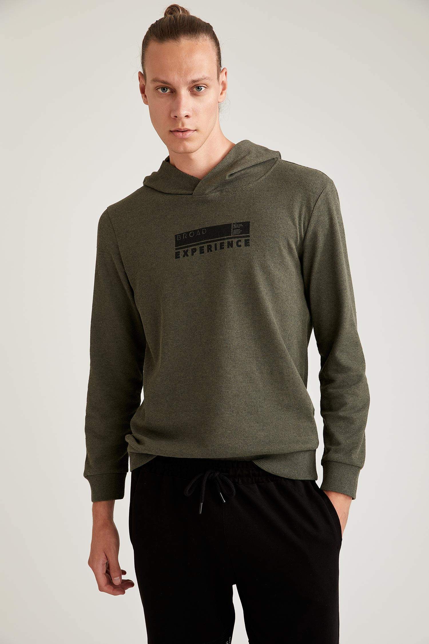 Regular Fit Baskılı Uzun Kollu Tişört