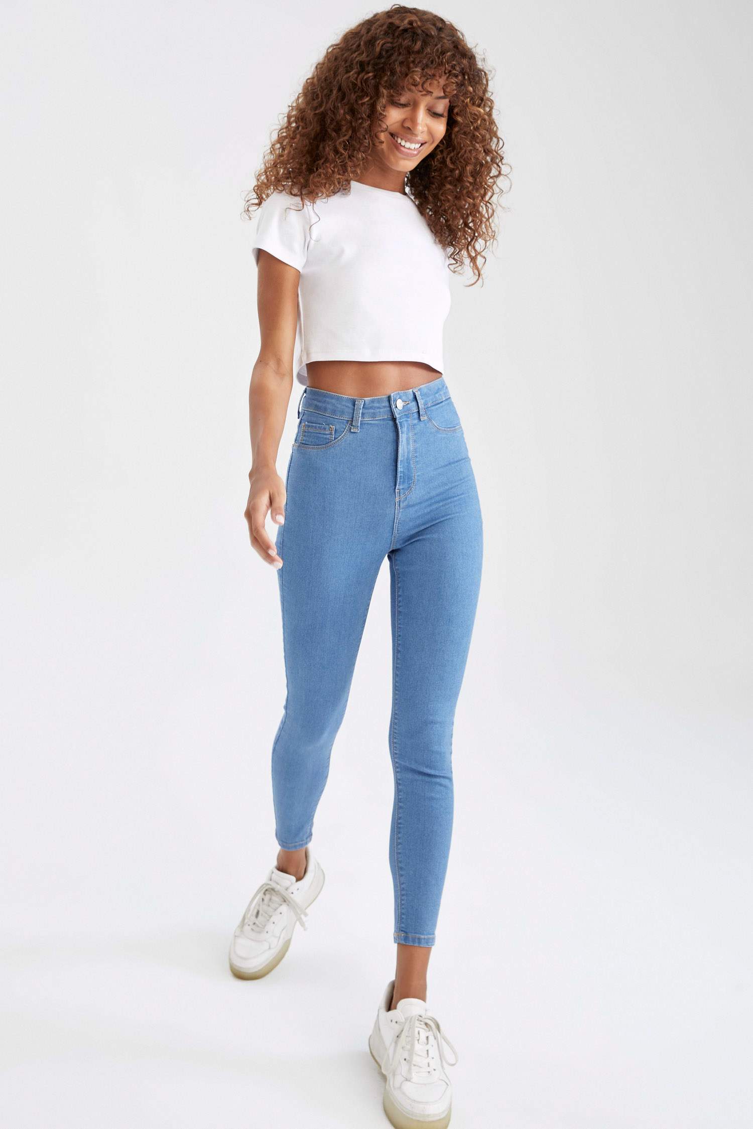 Anna Ankle Yüksek Bel Skinny Fit Jean Pantolon