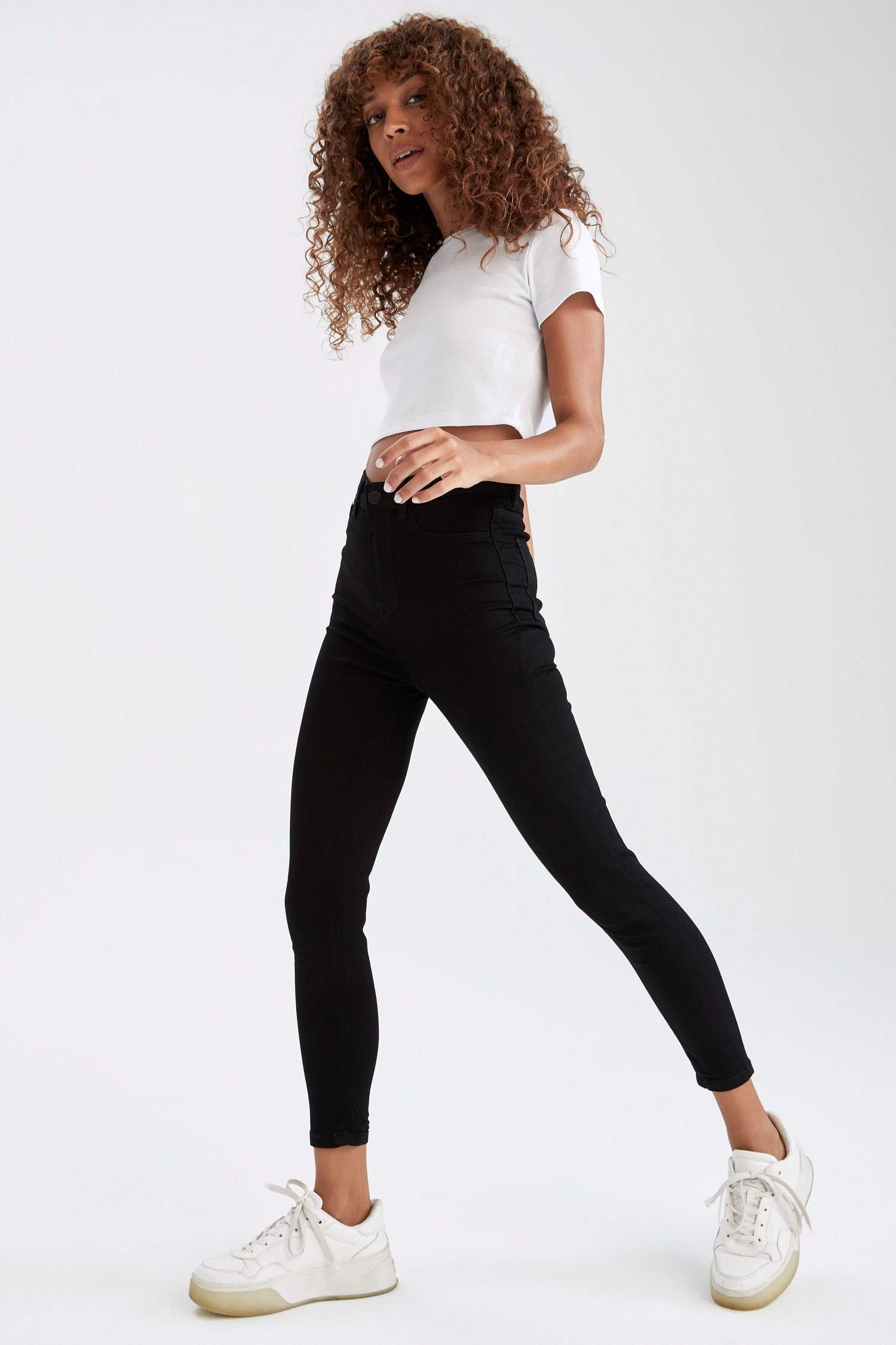 Anna Ankle Yüksek Bel Skinny Fit Jean Pantolon