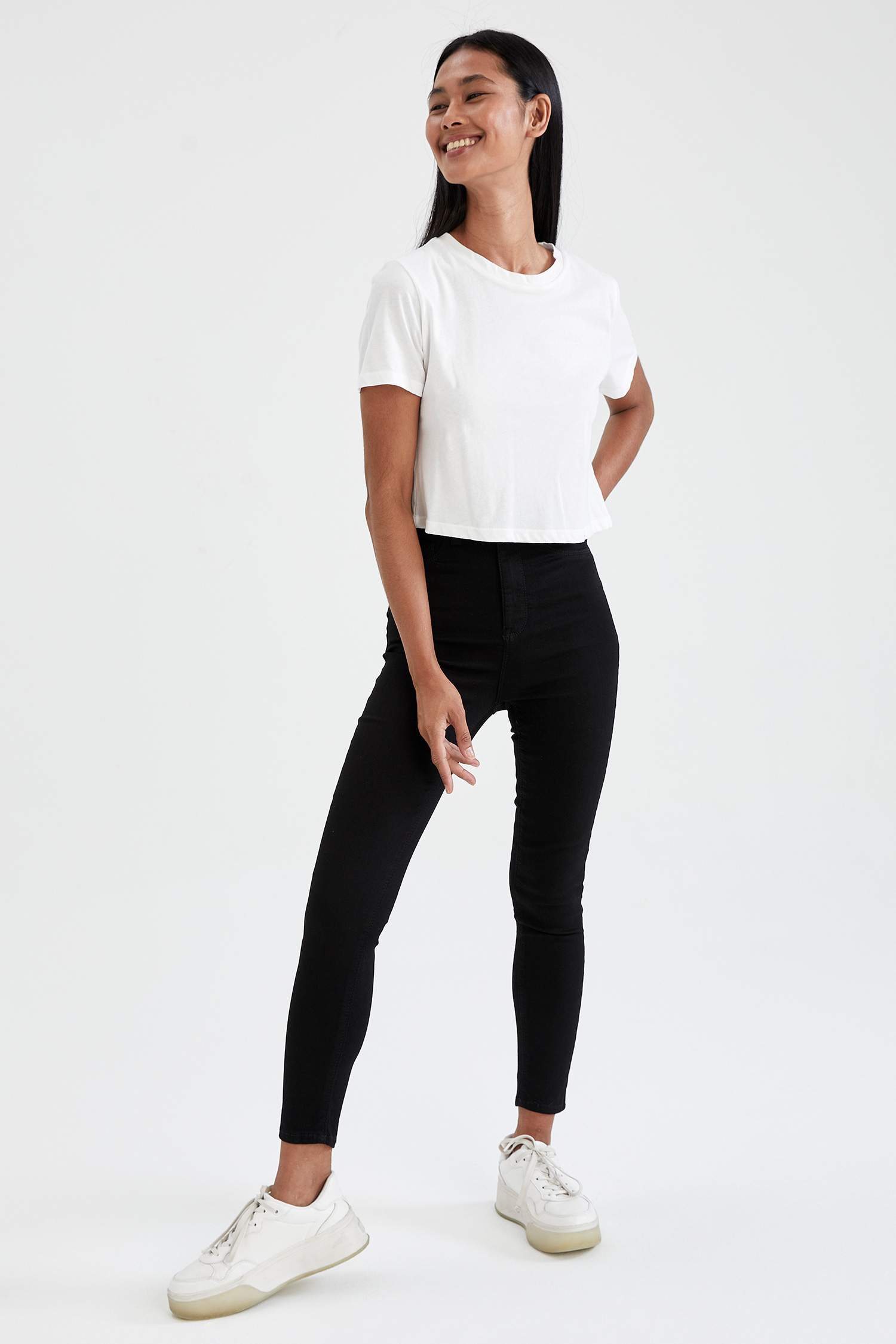 Anna Ankle Yüksek Bel Skinny Fit Jean Pantolon