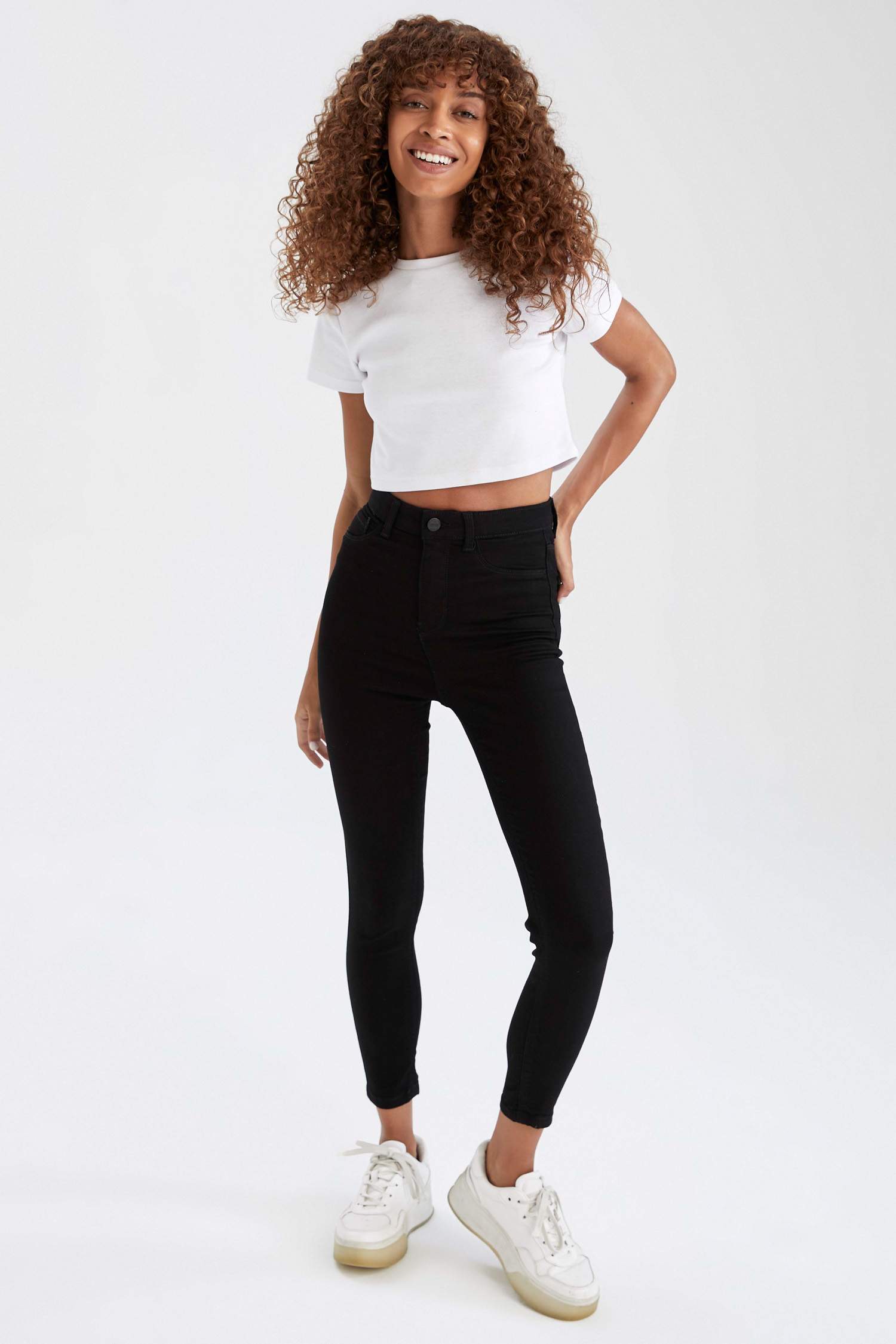 Anna Ankle Yüksek Bel Skinny Fit Jean Pantolon
