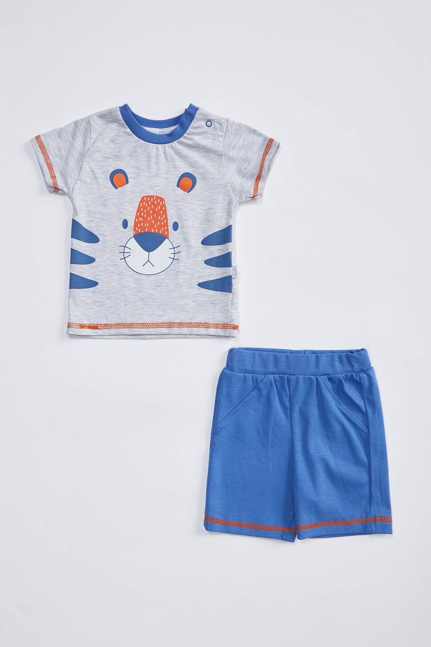 Erkek Bebek Regular Fit 2'li Knitted Set