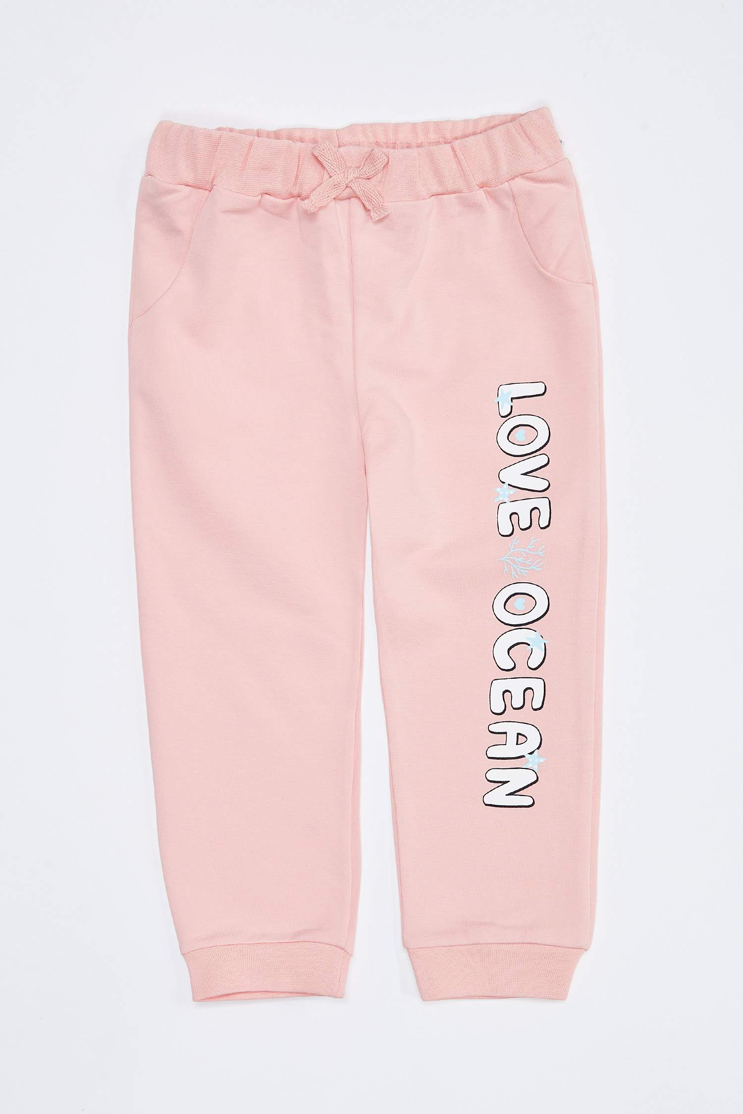 Kız Bebek Jogger Organik Eşofman Alt