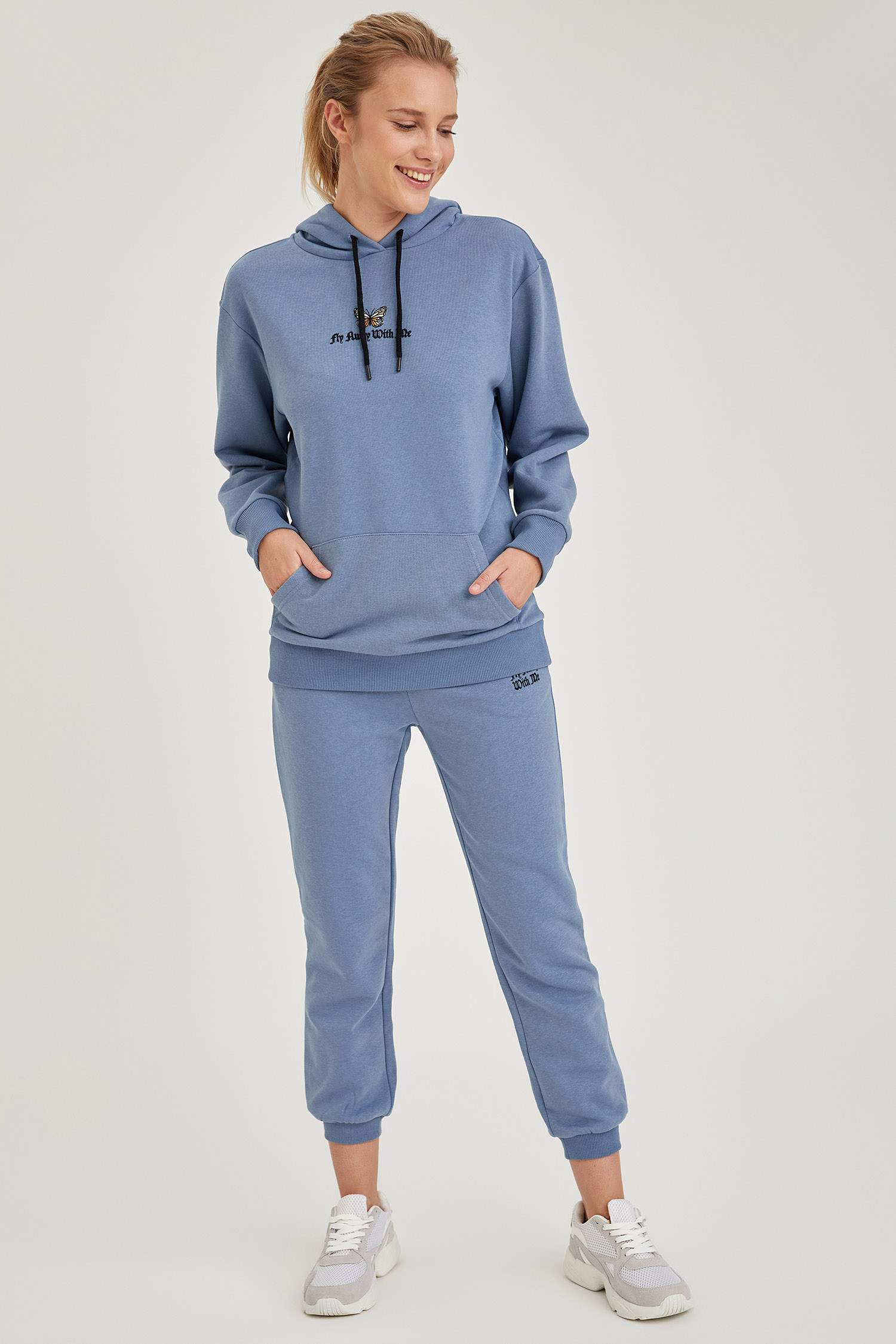 Baskılı Relax Fit Jogger Eşofman Altı