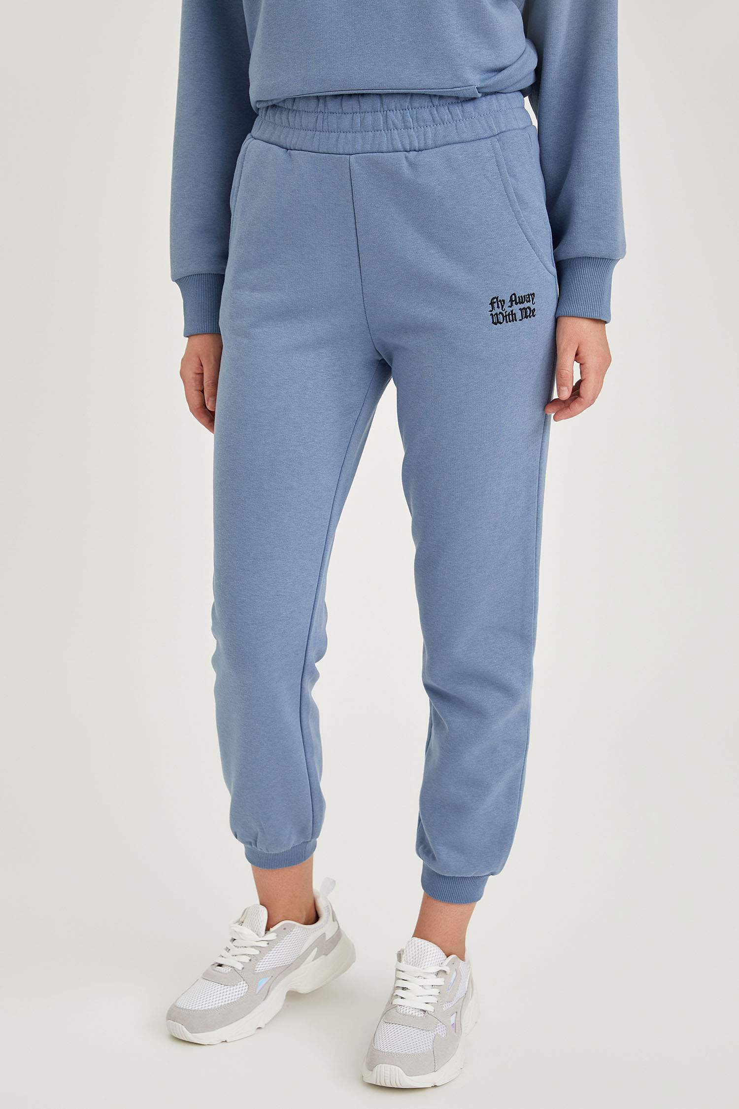 Baskılı Relax Fit Jogger Eşofman Altı
