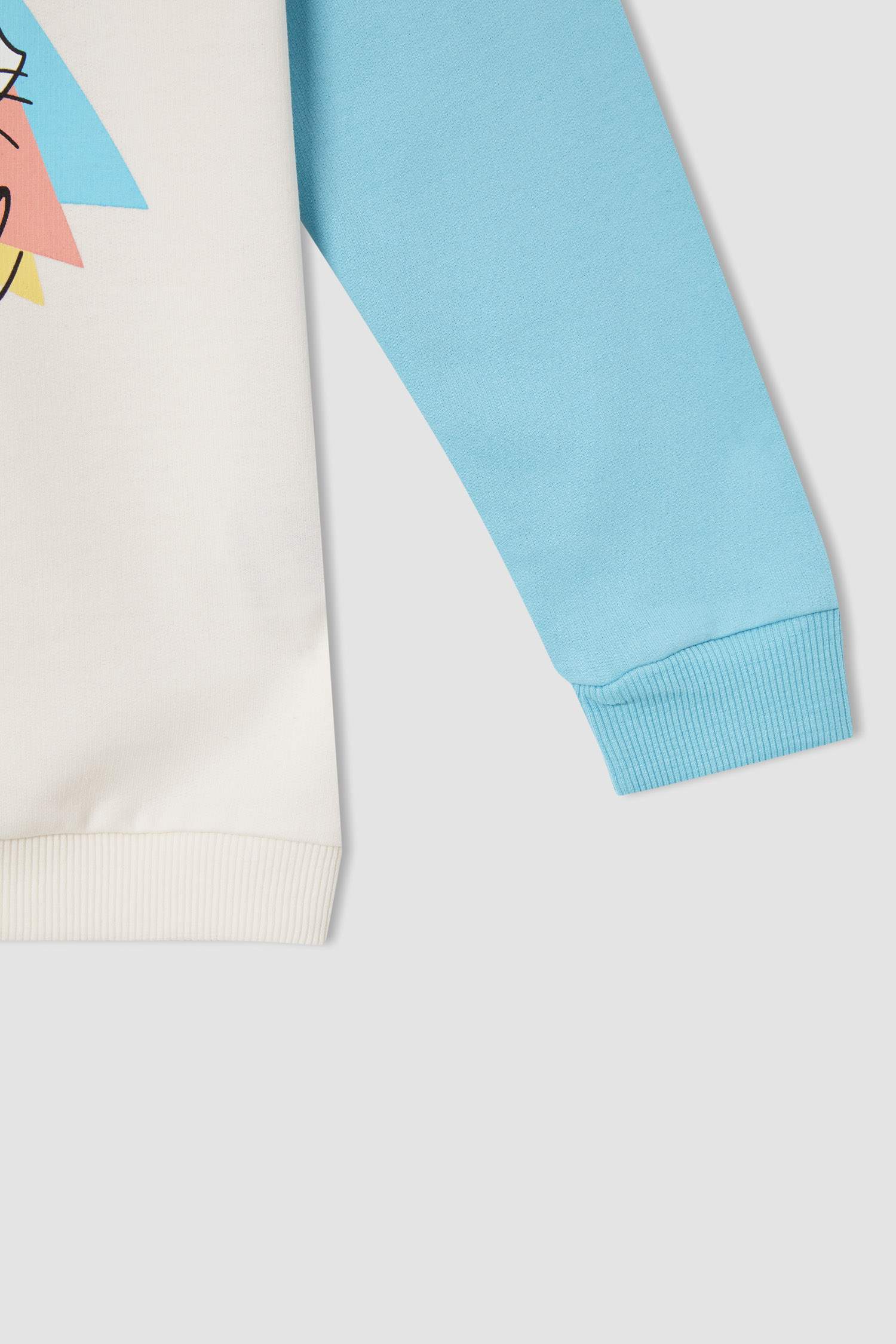 Kız Çocuk Unicorn Baskılı Sweatshirt ve Jogger Eşofman Alt Takımı