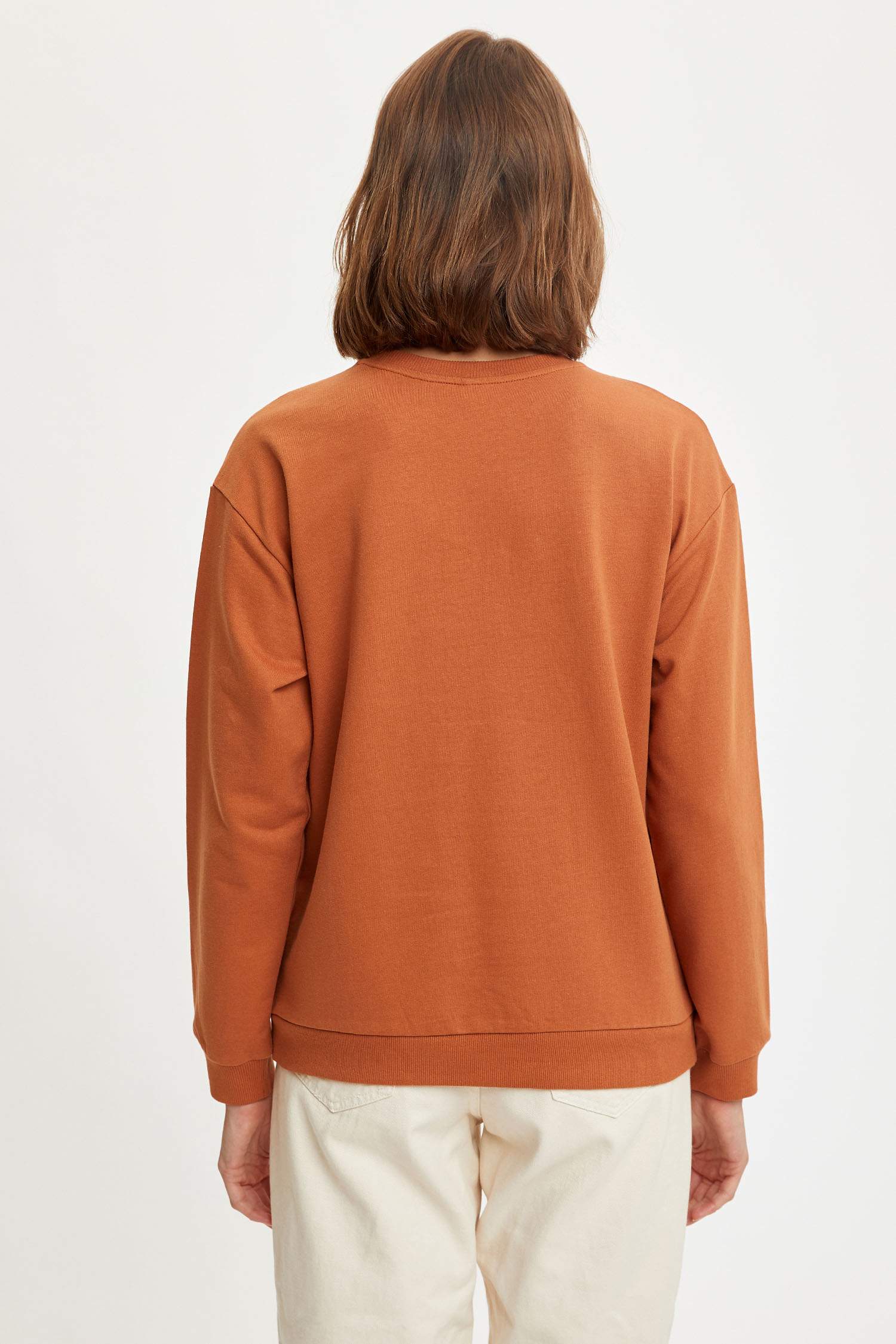 Organik Pamuklu Relax Fit Sweatshirt