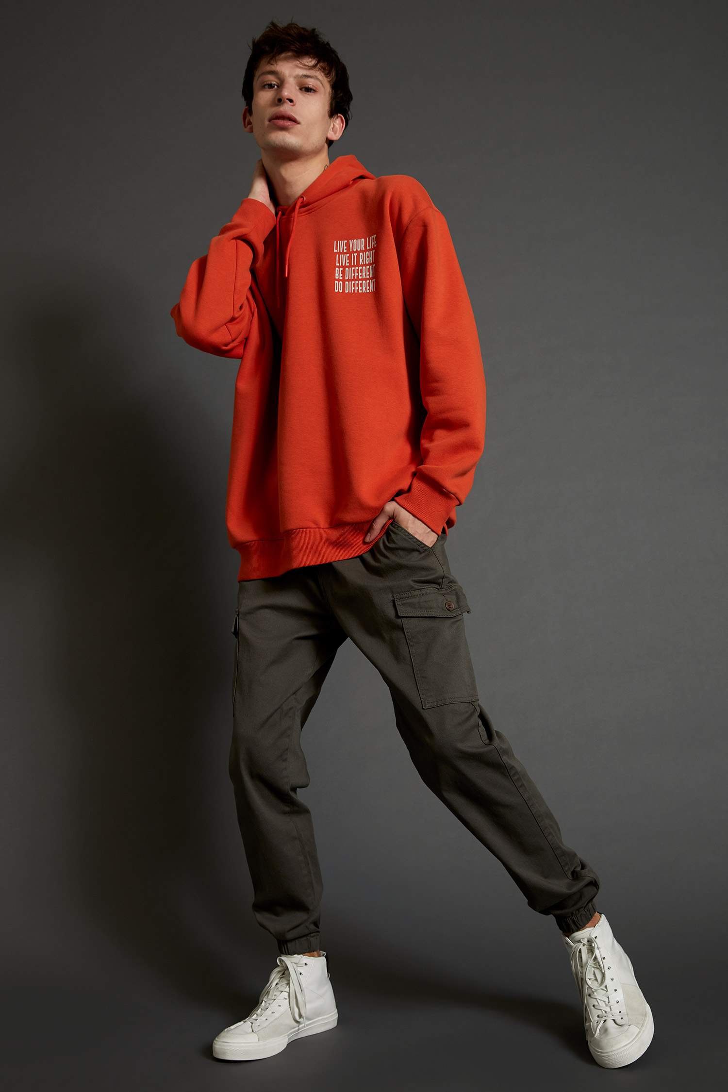 Kargo Jogger Pamuklu Pantolon