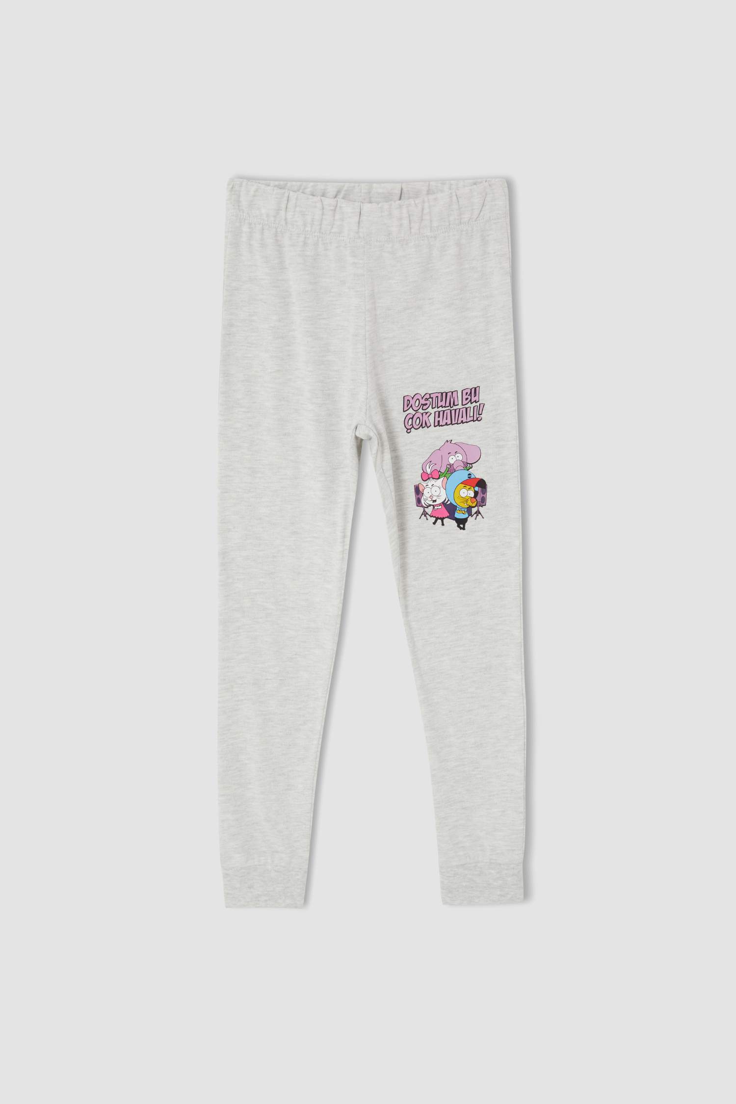 Kız Çocuk Kral Şakir Lisanslı Uzun Kollu Pamuklu Pijama Takımı