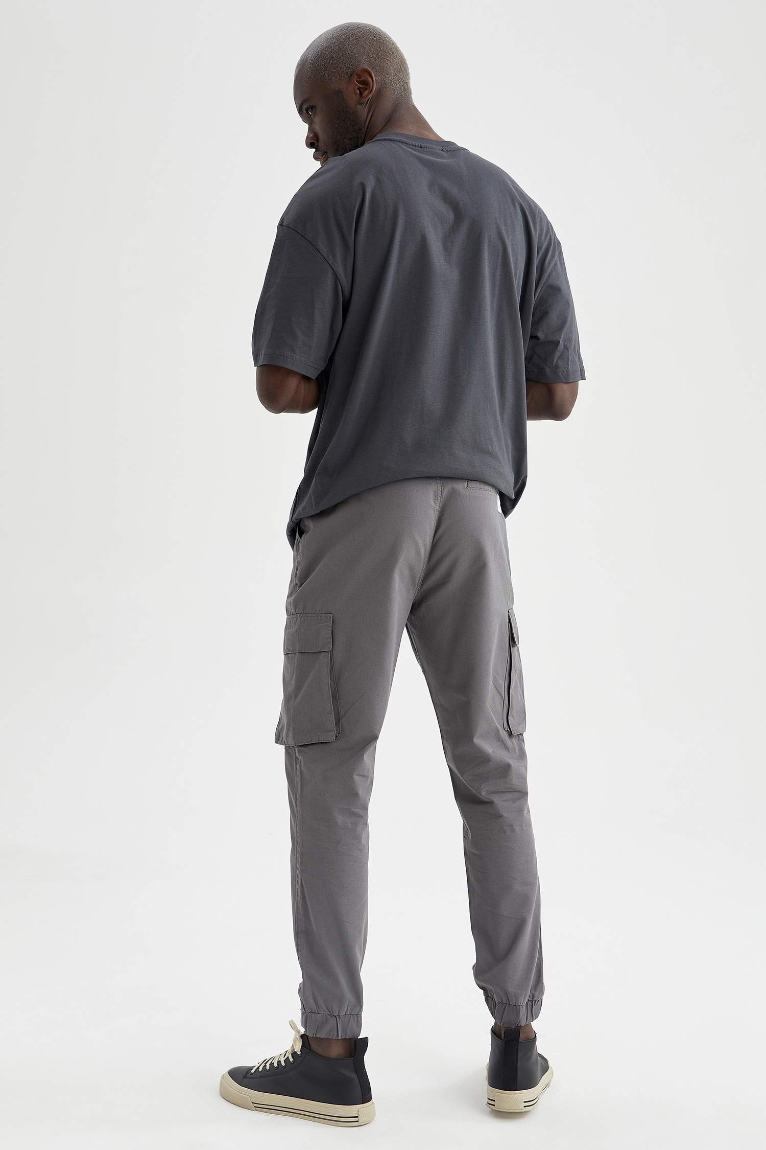 Slim Fit Kargo Cepli Jogger Pantolon
