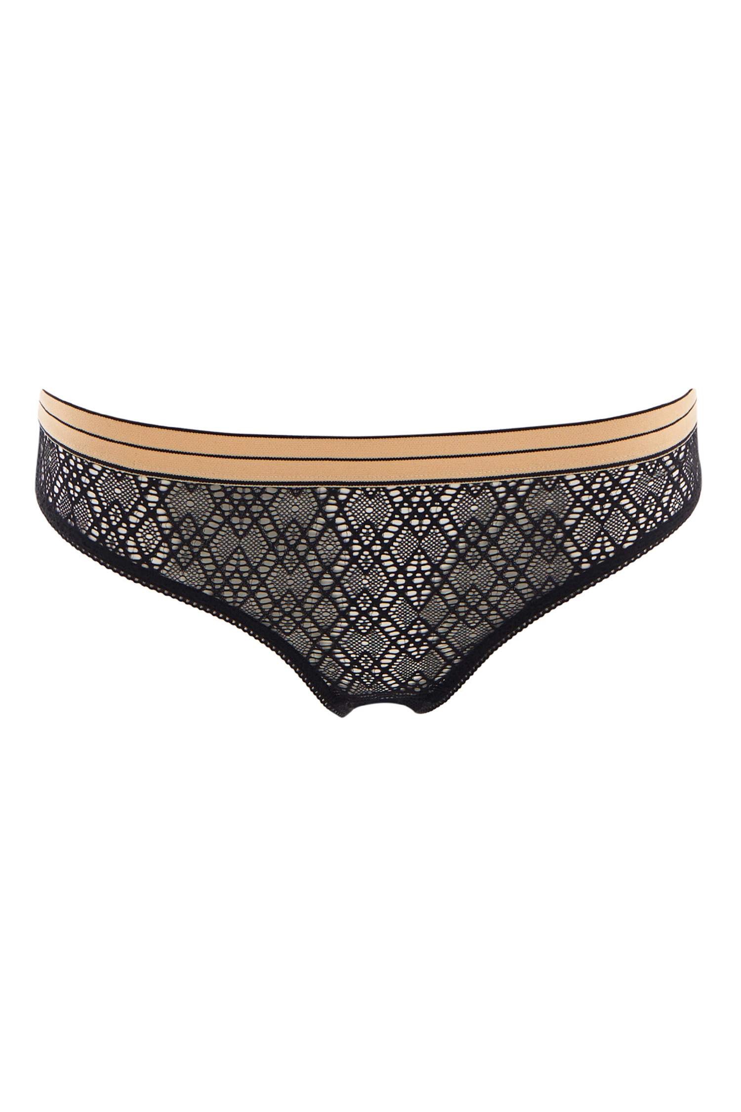 Dantel Çizgili Bikini Külot