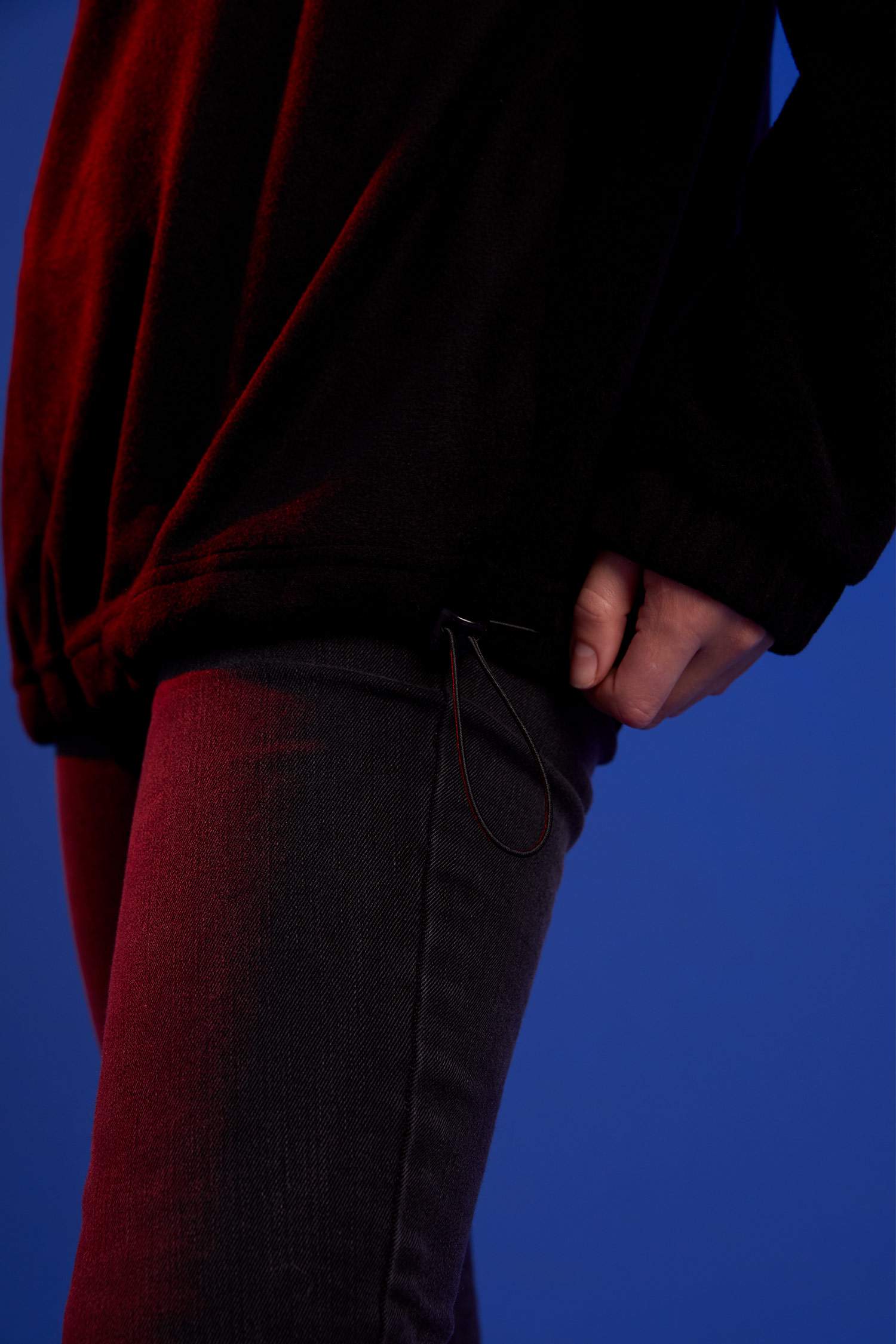 Baskılı Polar Sweatshirt