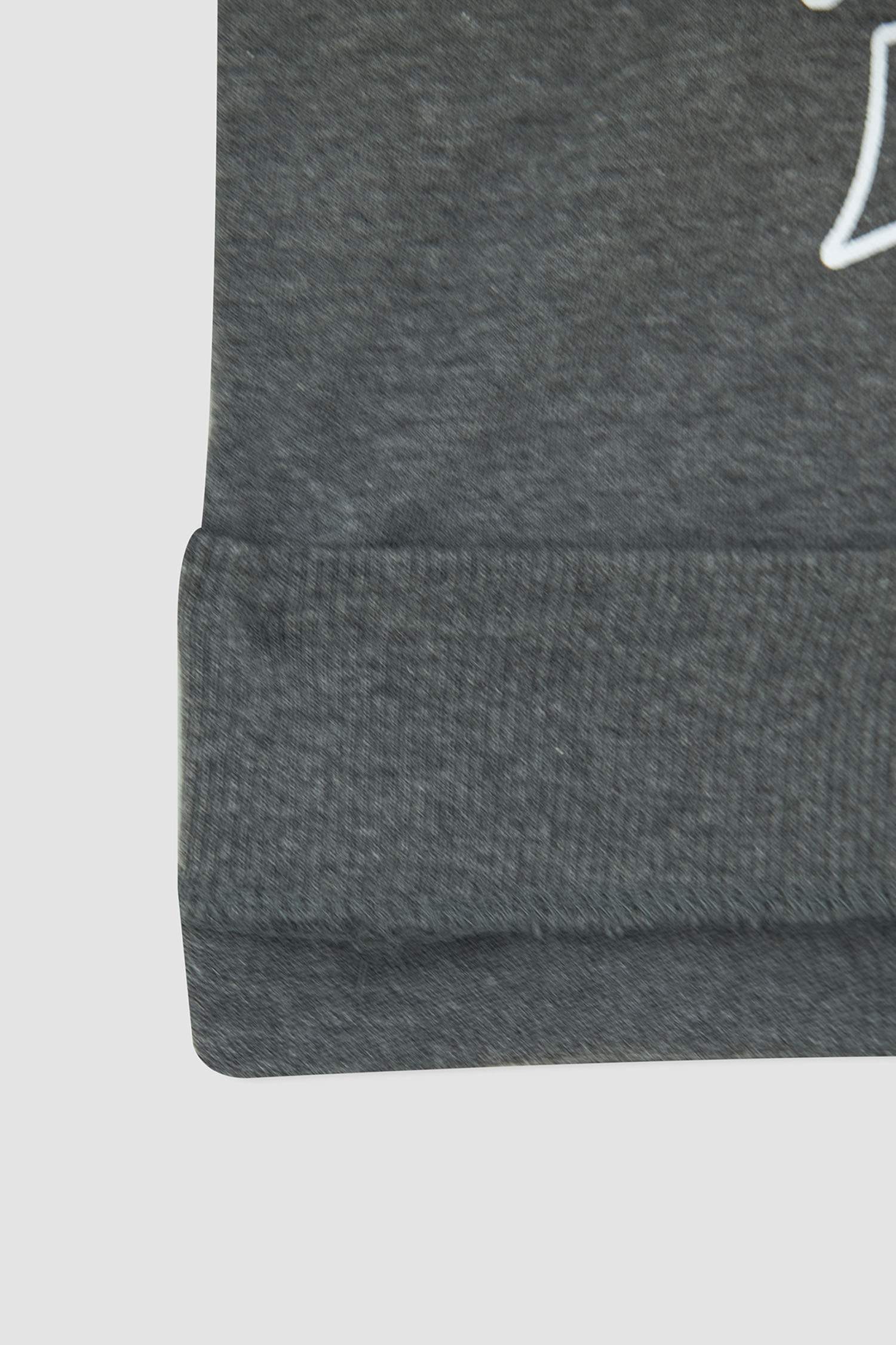 Erkek Çocuk Baskılı Sweatshirt ve Maskeli Takım