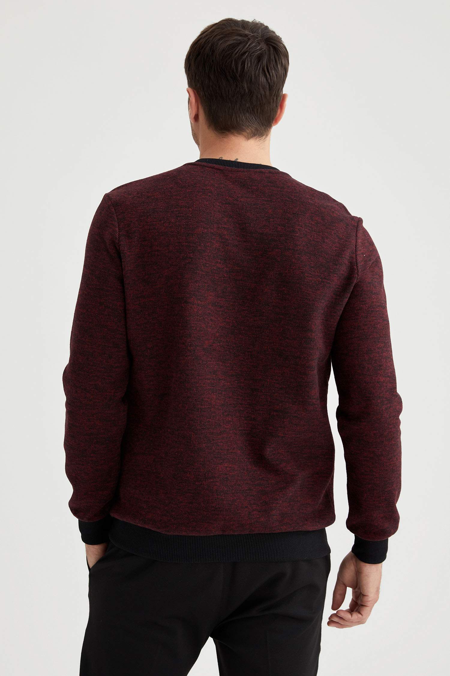 Regular Fit Bisiklet Yaka NYC Baskılı Sweatshirt