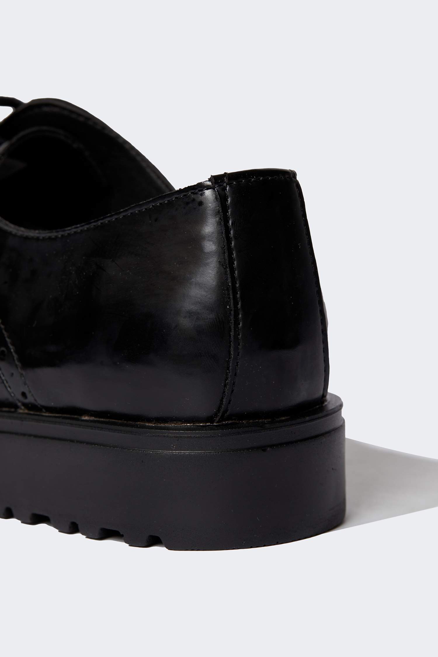 Suni Deri Bağcıklı Loafer Ayakkabı