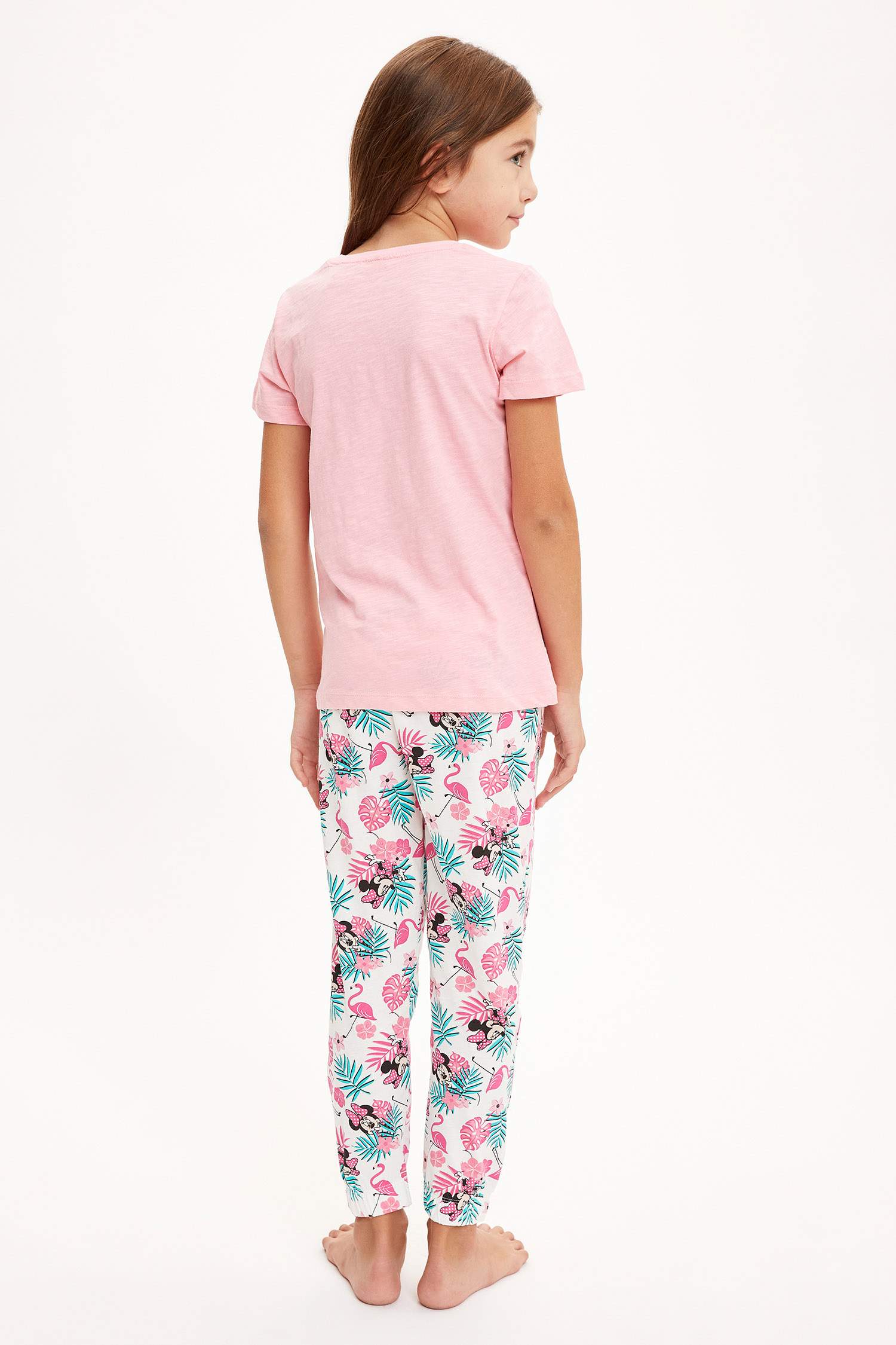 Kız Çocuk Minnie Mouse Lisanslı Pijama Takımı