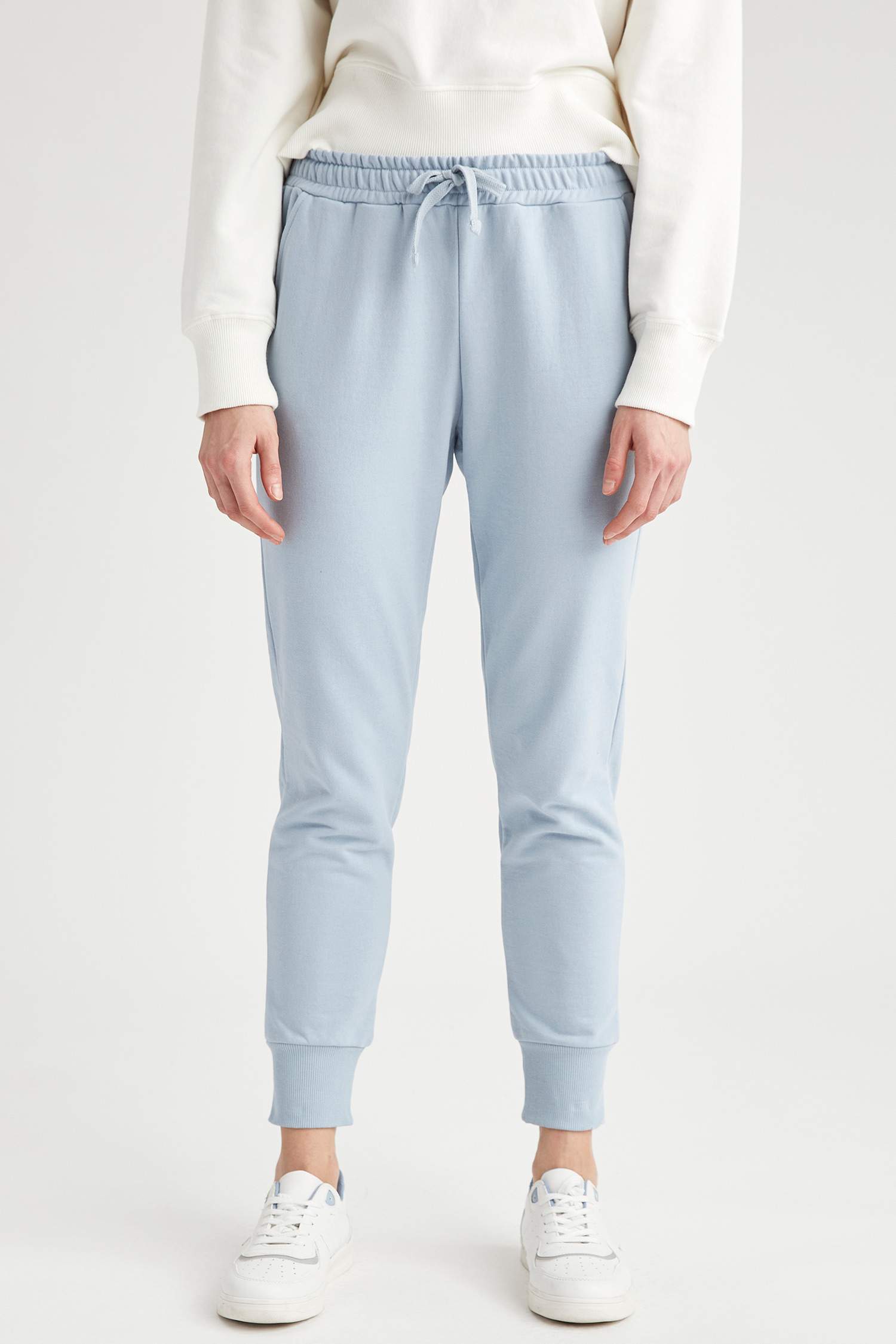 Beli Bağcıklı Relax Fit Jogger Eşofman Altı