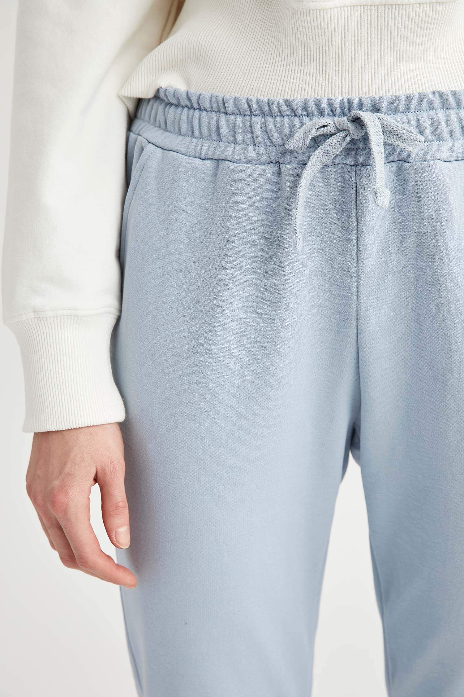 Beli Bağcıklı Relax Fit Jogger Eşofman Altı