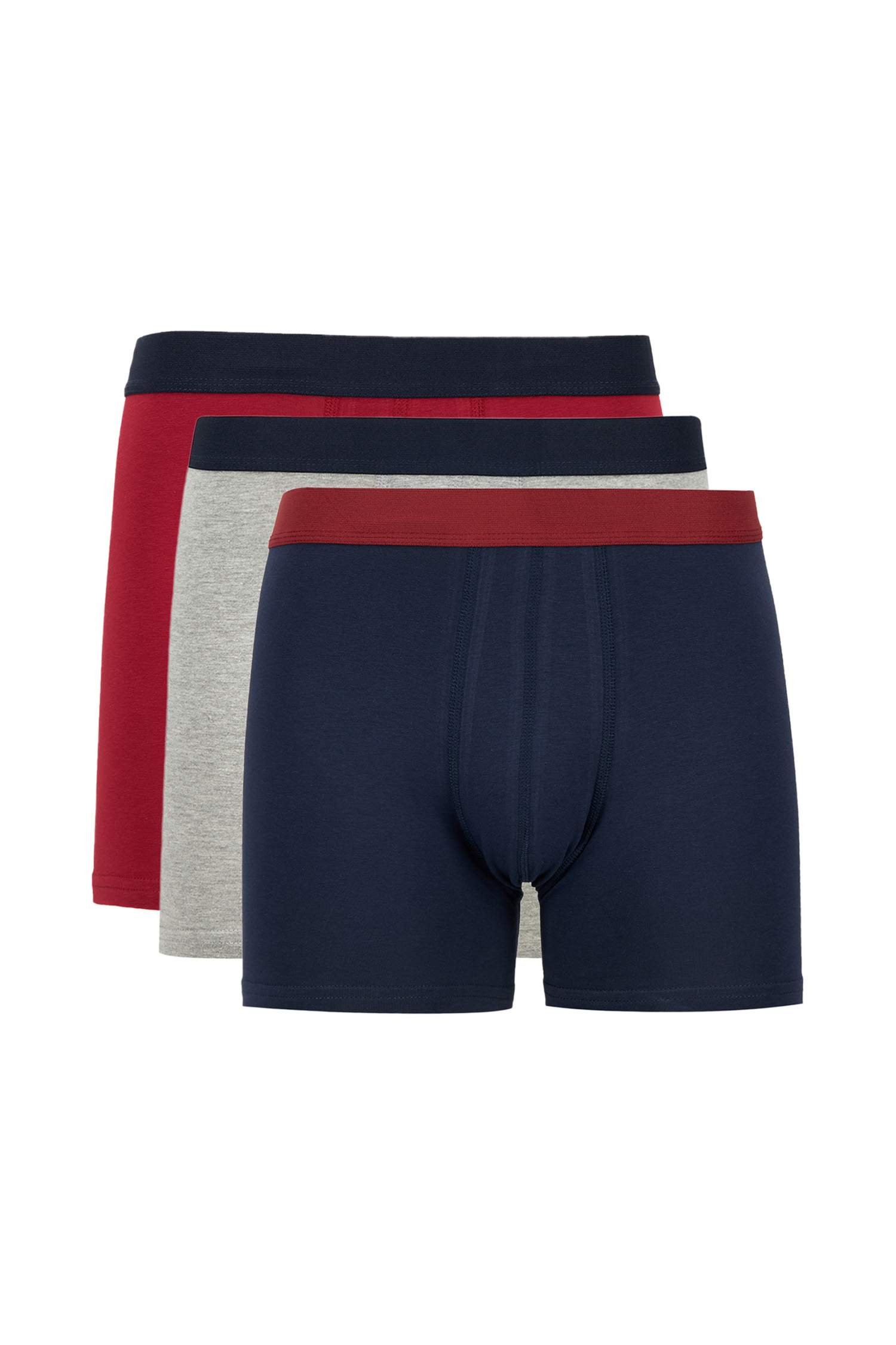 Ekstra Esnek Standart Kalıp 3'lü Boxer