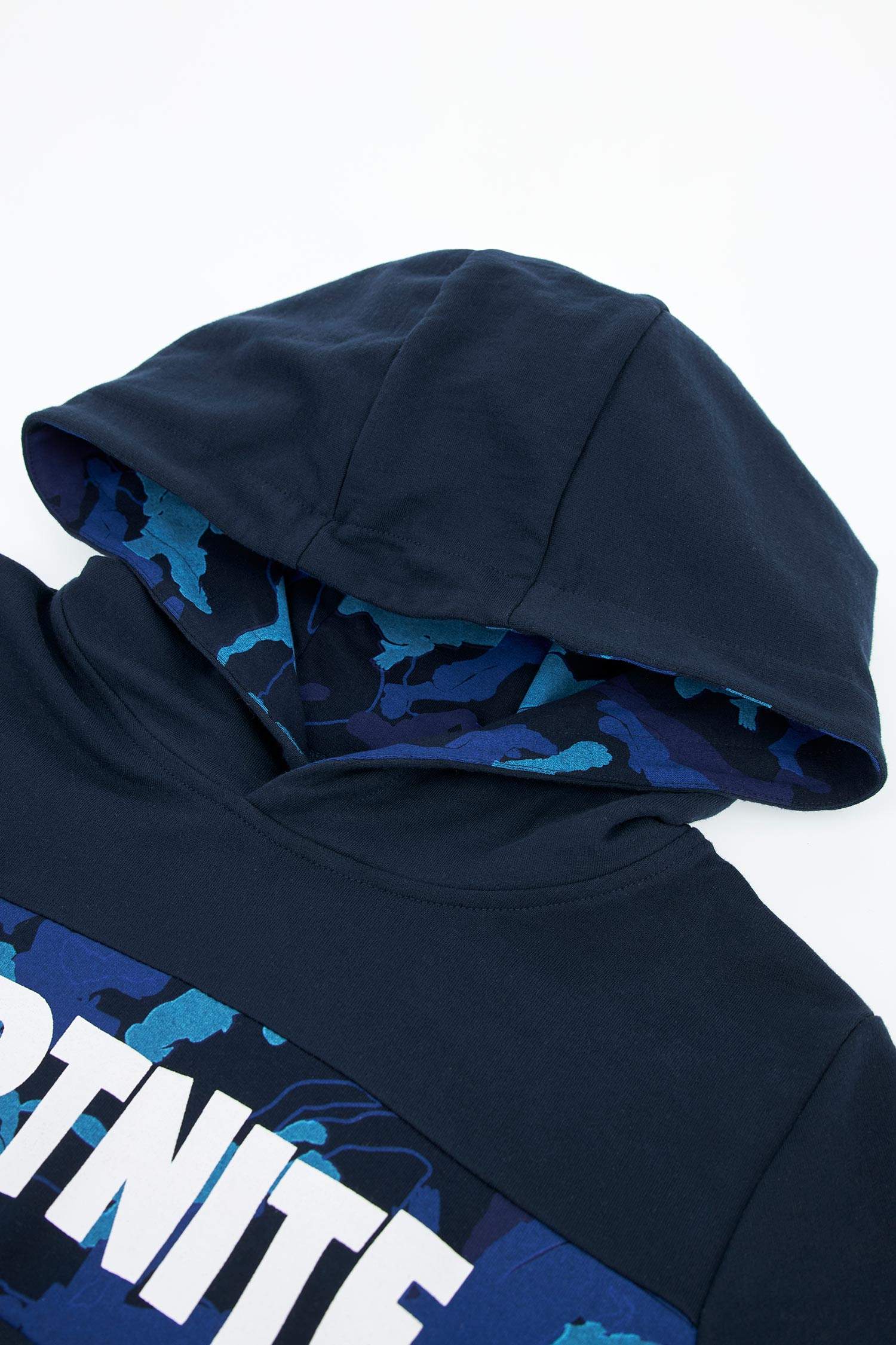 Erkek Çocuk Fortnite Lisanslı Kapüşonlu Sweatshirt