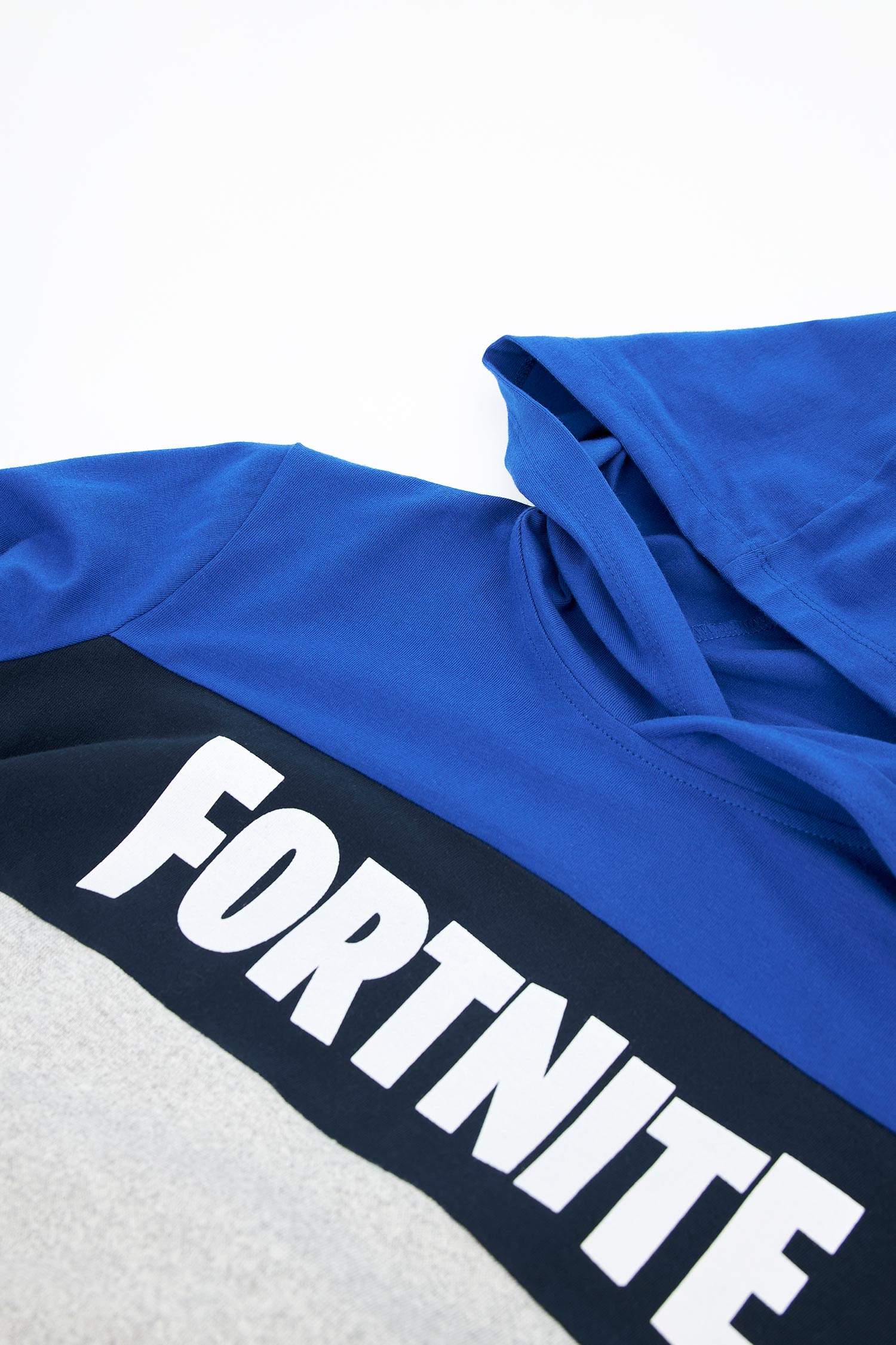 Erkek Çocuk Fortnite Lisanslı Kapüşonlu Sweatshirt