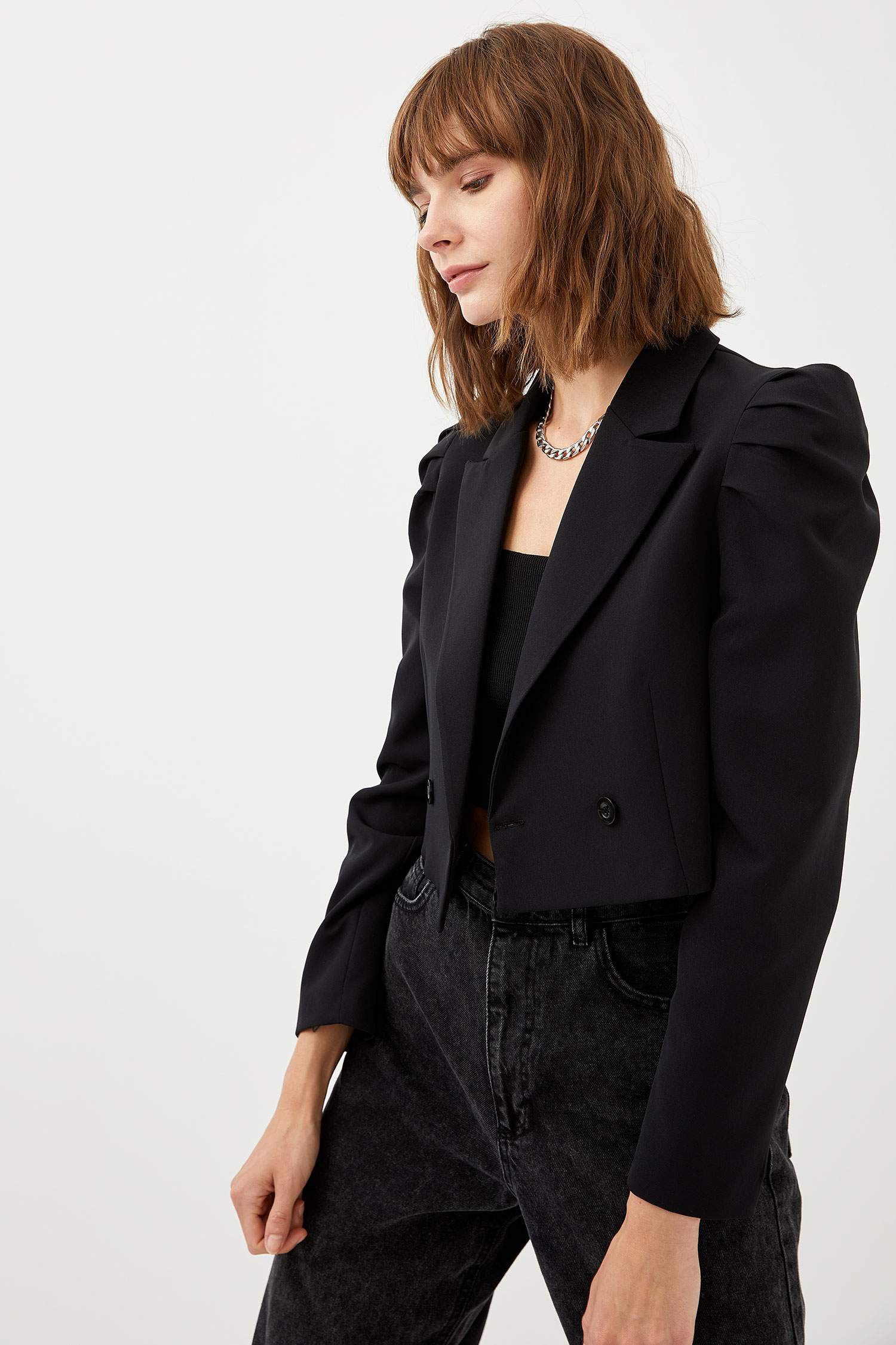 Crop Blazer