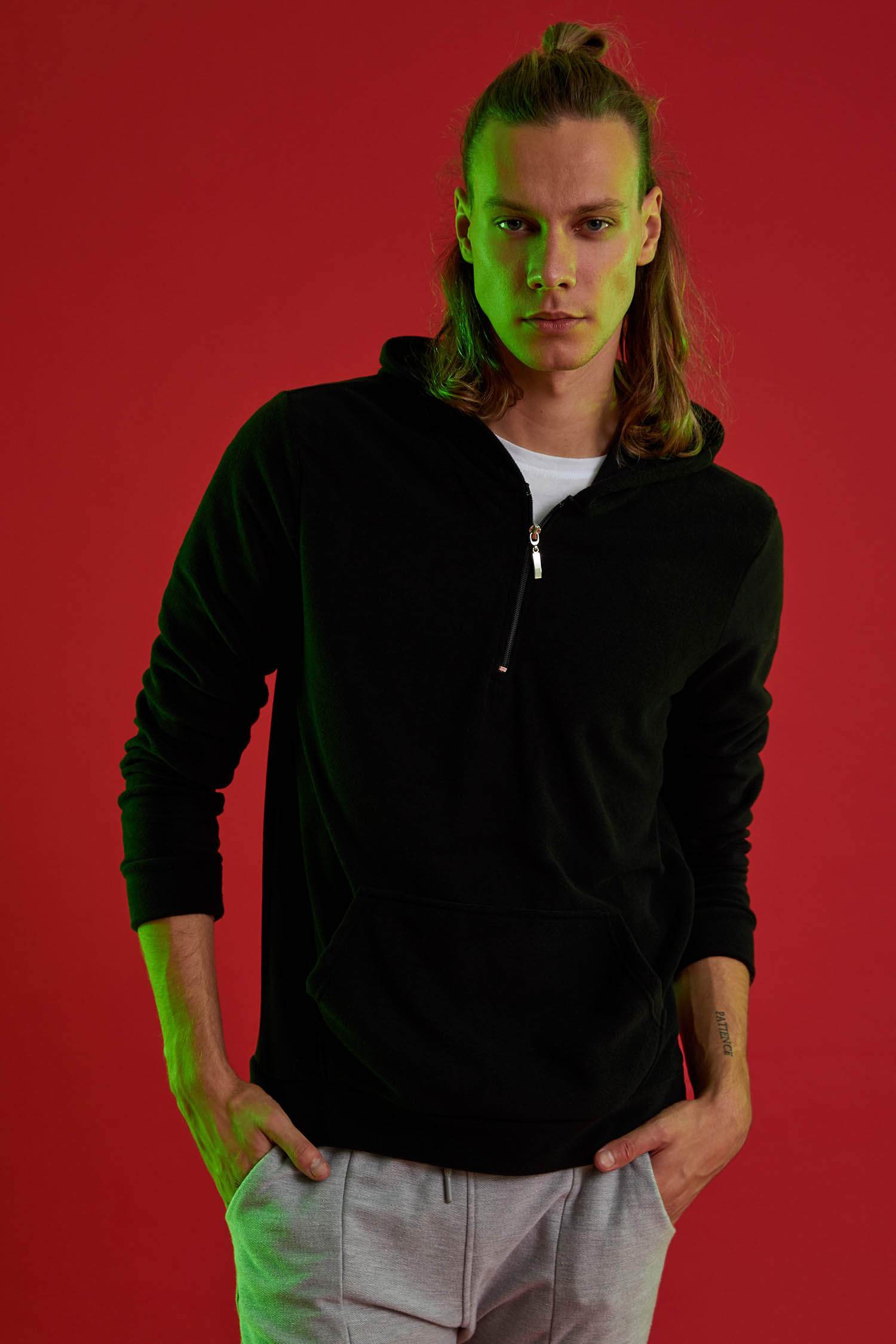 Defacto Fit Slim Fit Uzun Kollu Sweatshirt