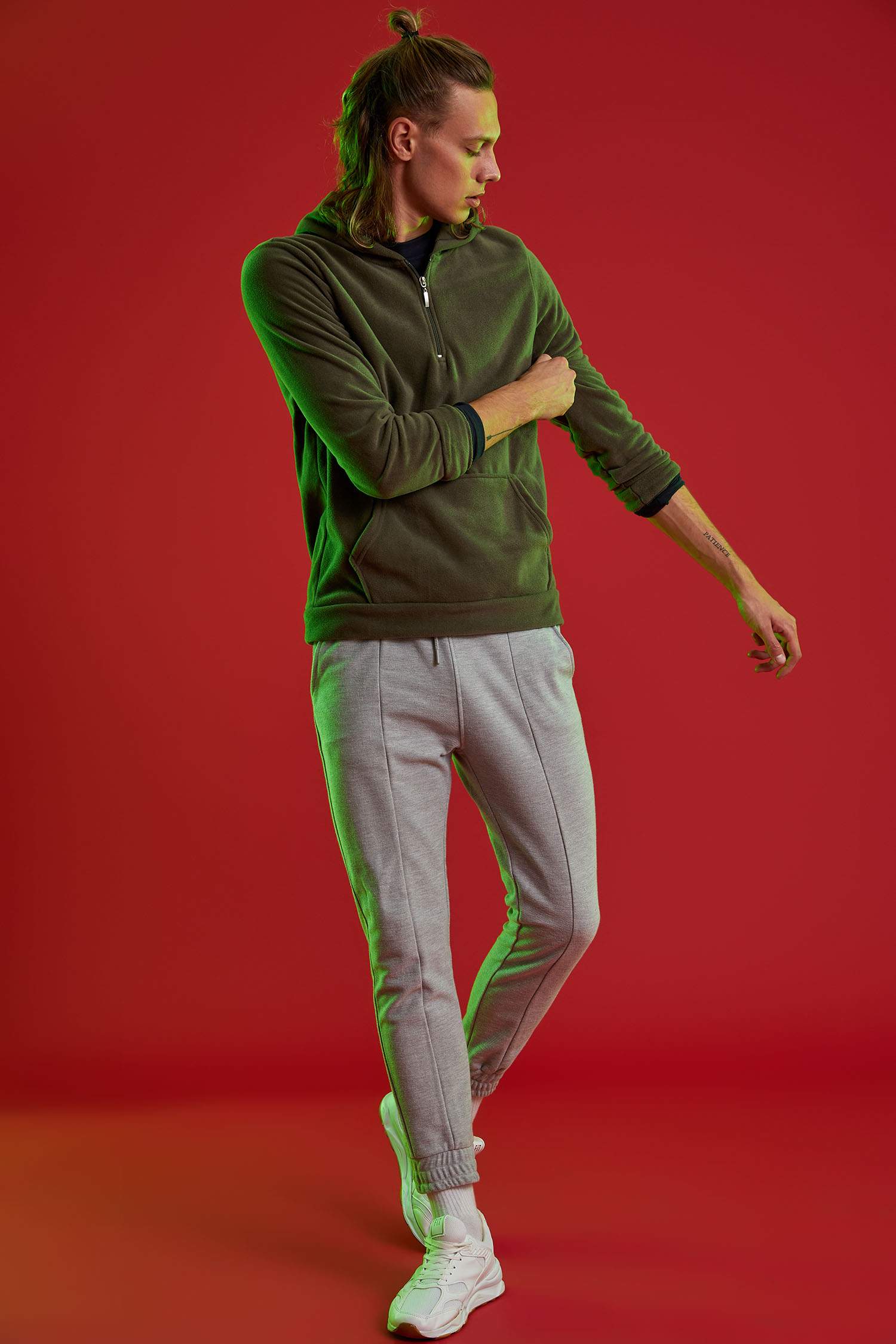 Defacto Fit Slim Fit Uzun Kollu Sweatshirt