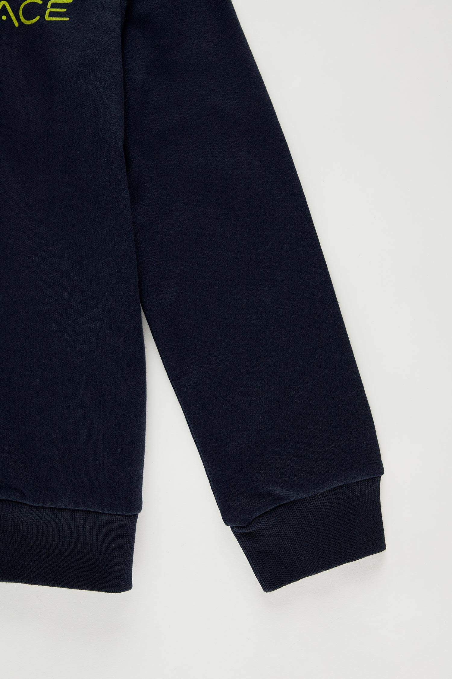 Erkek Çocuk Yazı Baskılı Korunaklı Kapüşonlu Sweatshirt