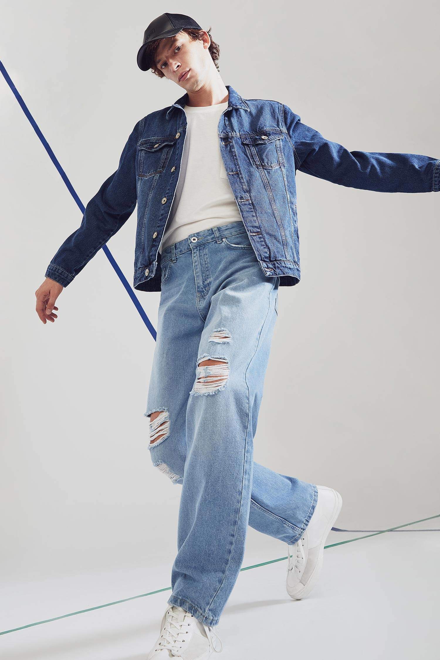 Slim Fit Jean Ceket