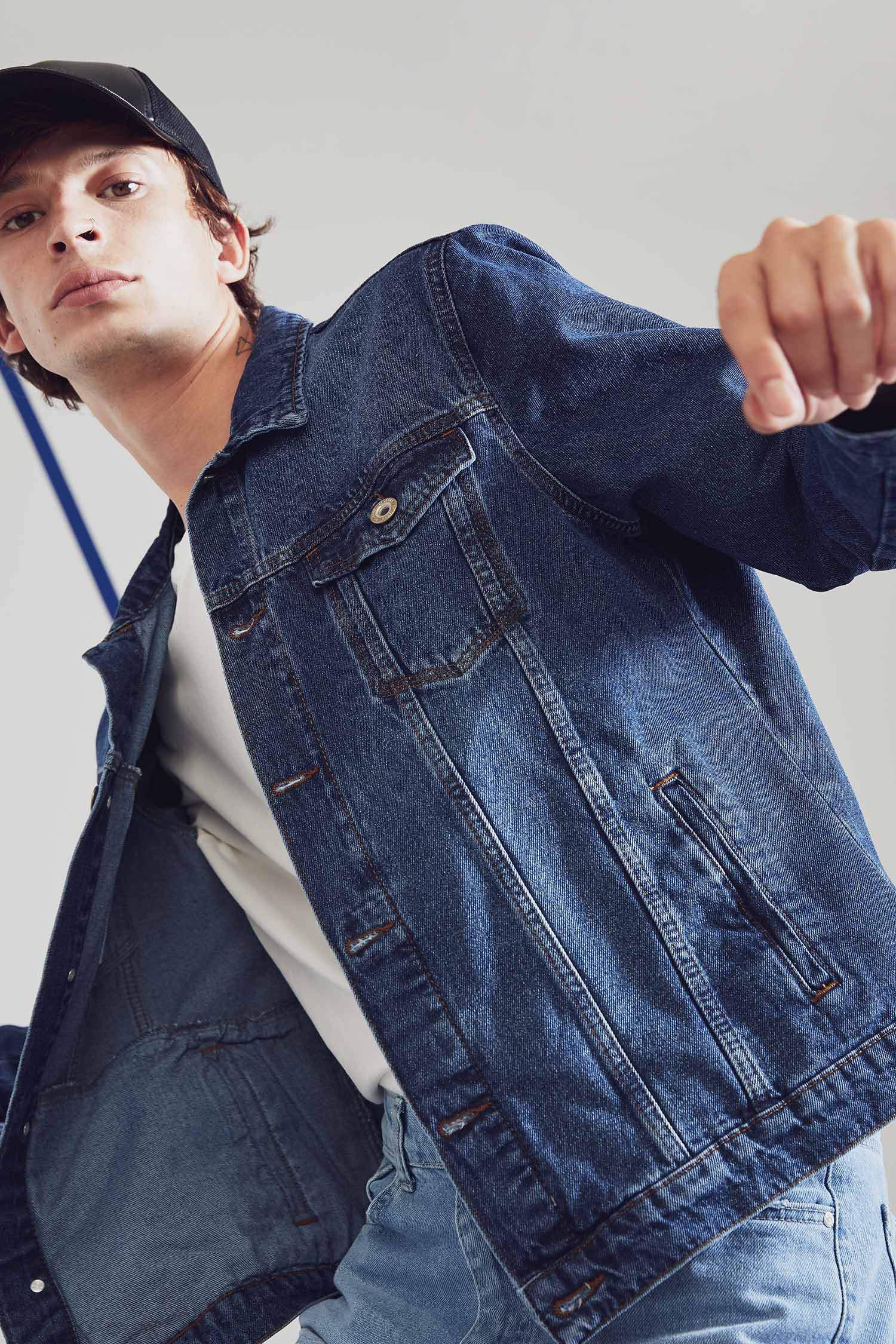 Slim Fit Jean Ceket