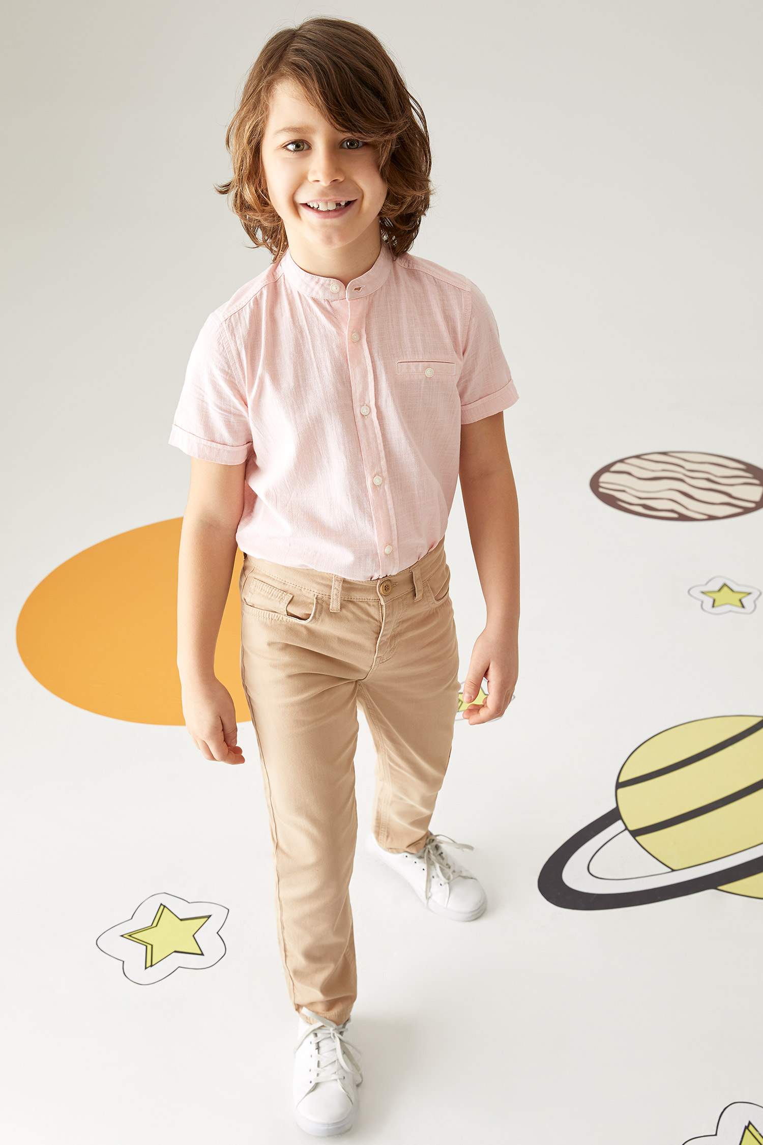 Erkek Çocuk Basic Dokuma Pantolon