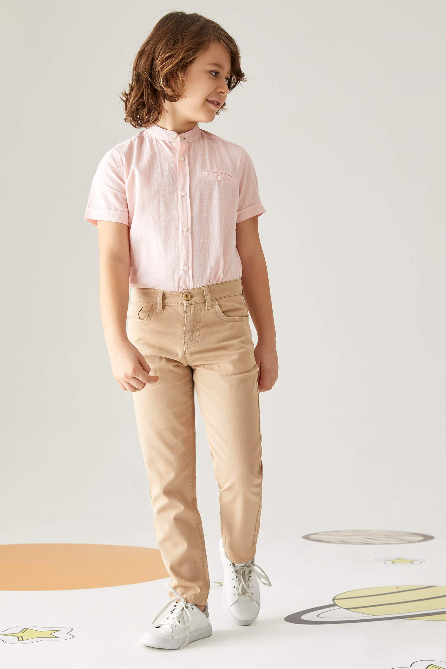 Erkek Çocuk Basic Dokuma Pantolon