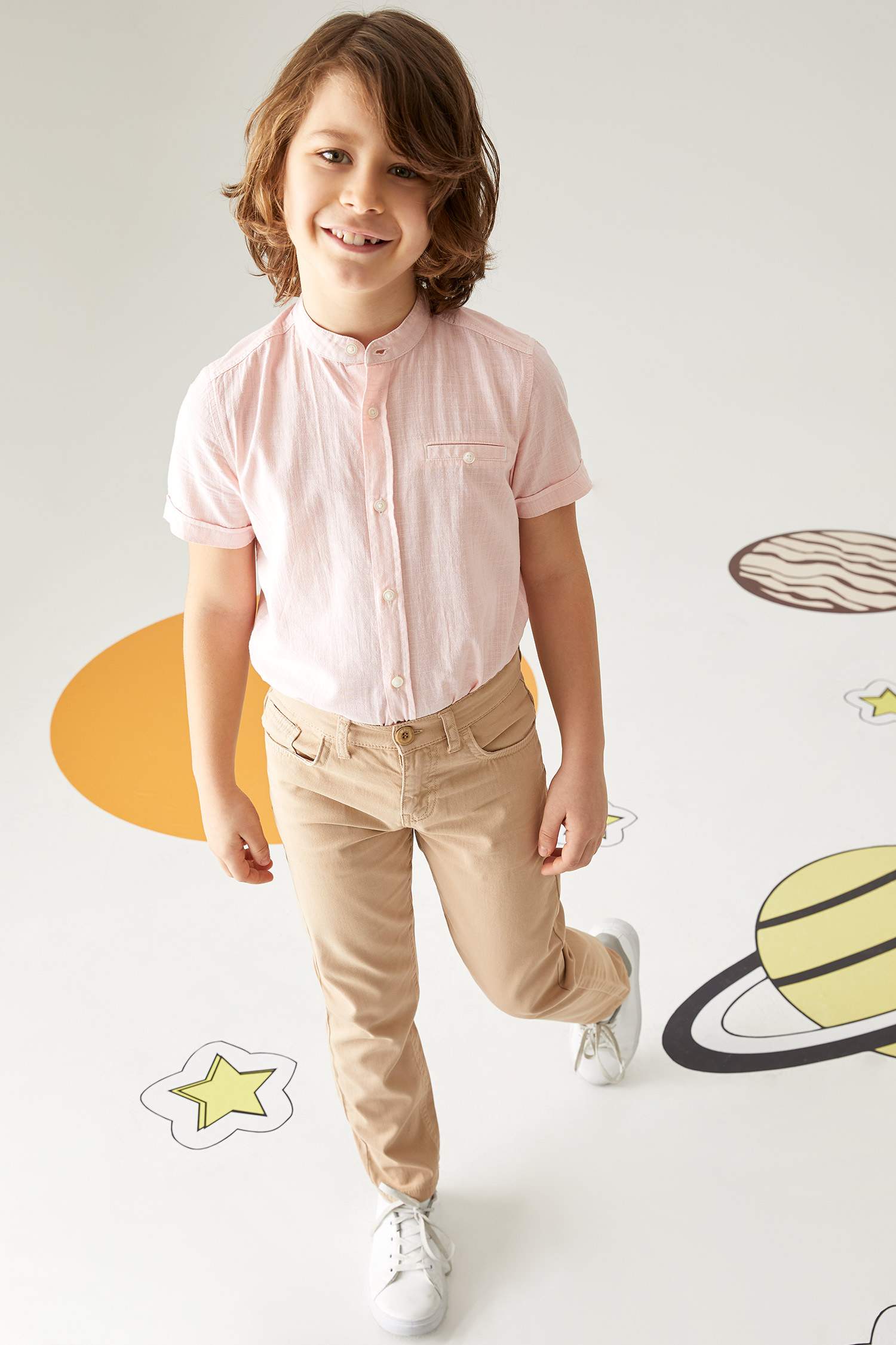Erkek Çocuk Basic Dokuma Pantolon