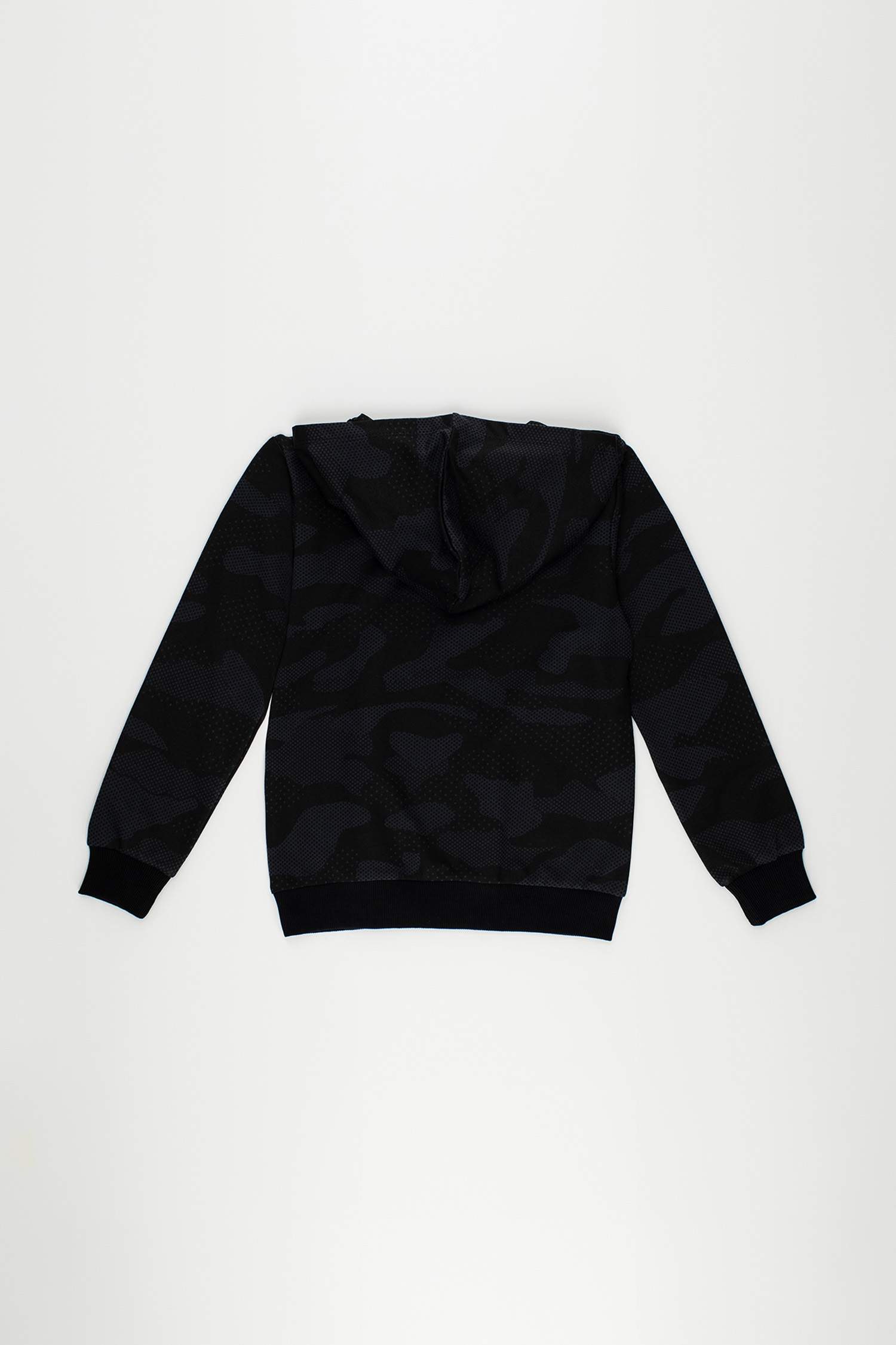 Erkek Çocuk Kapüşonlu Kanguru Cepli Baskılı İçi Yumuşak Tüylü Sweatshirt
