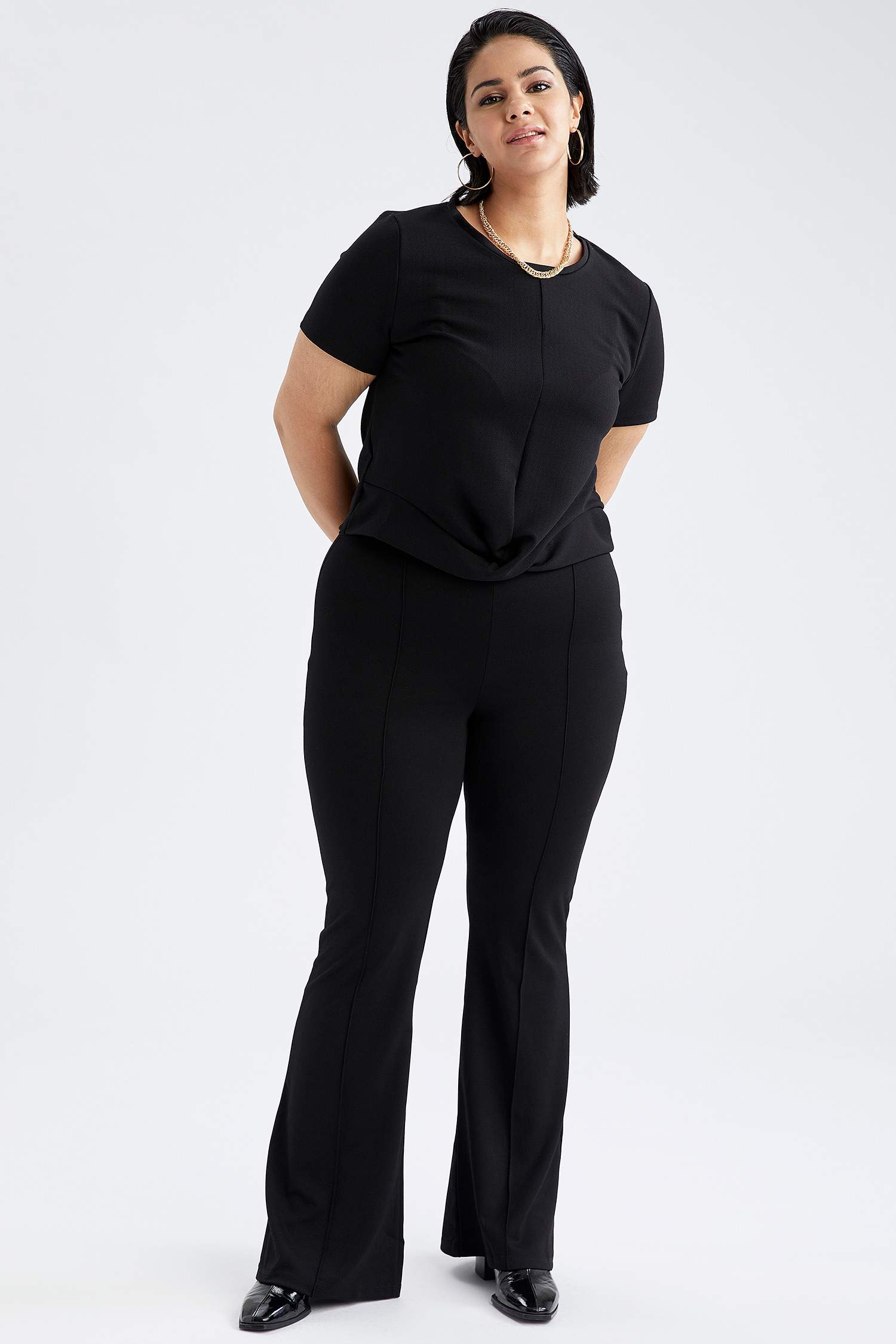 Kısa Kollu Crop Top