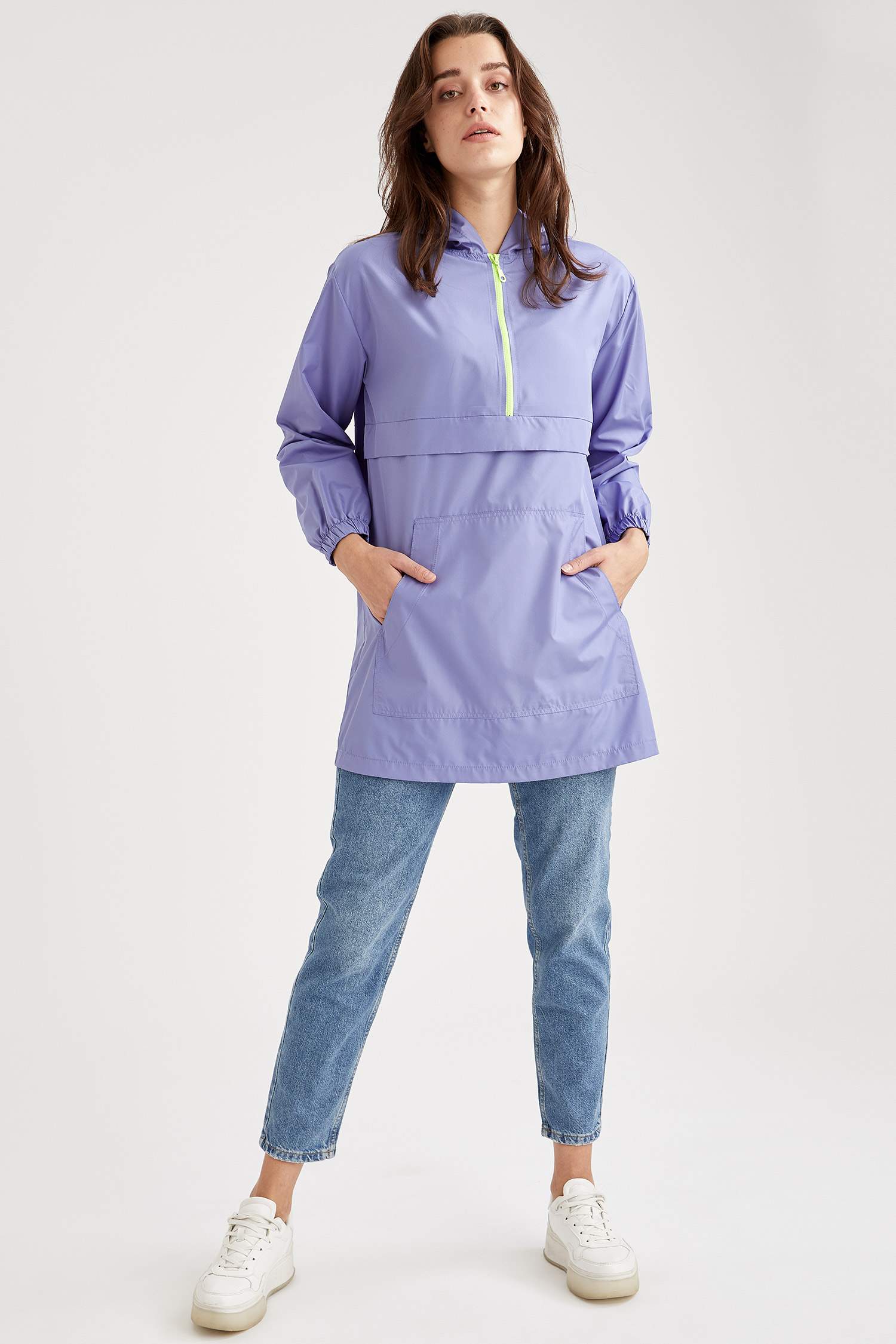 Kapüşonlu Relax Fit Tunik