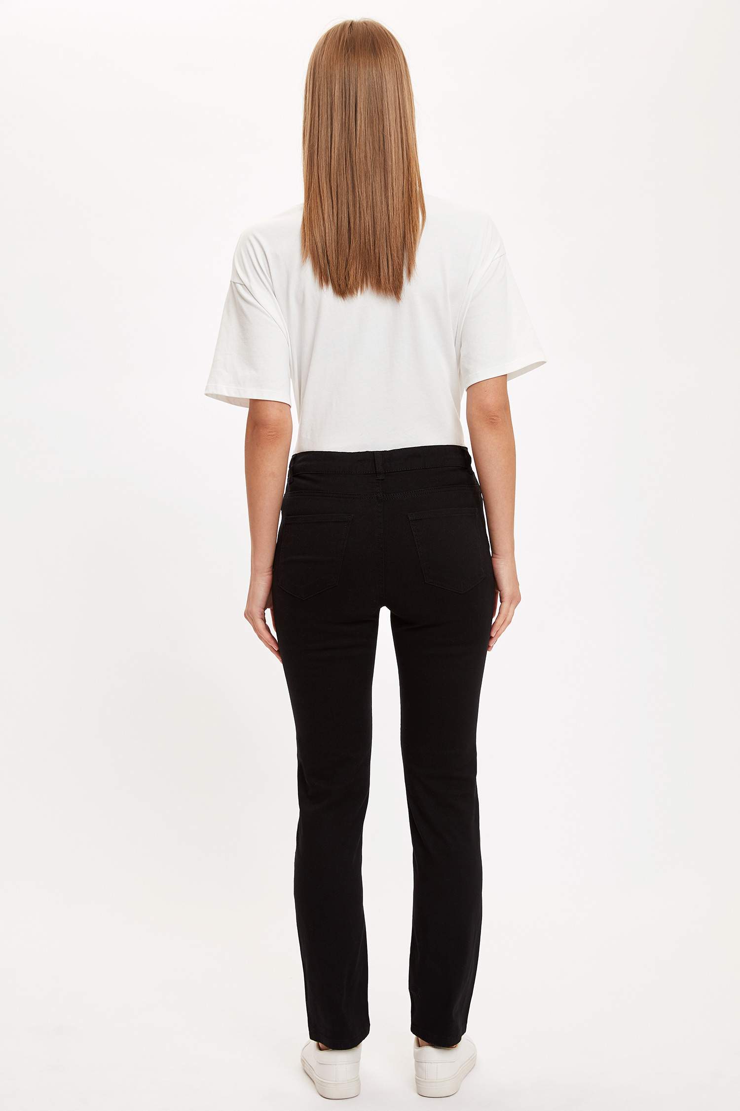 Basic Slim Fit Örme Tayt