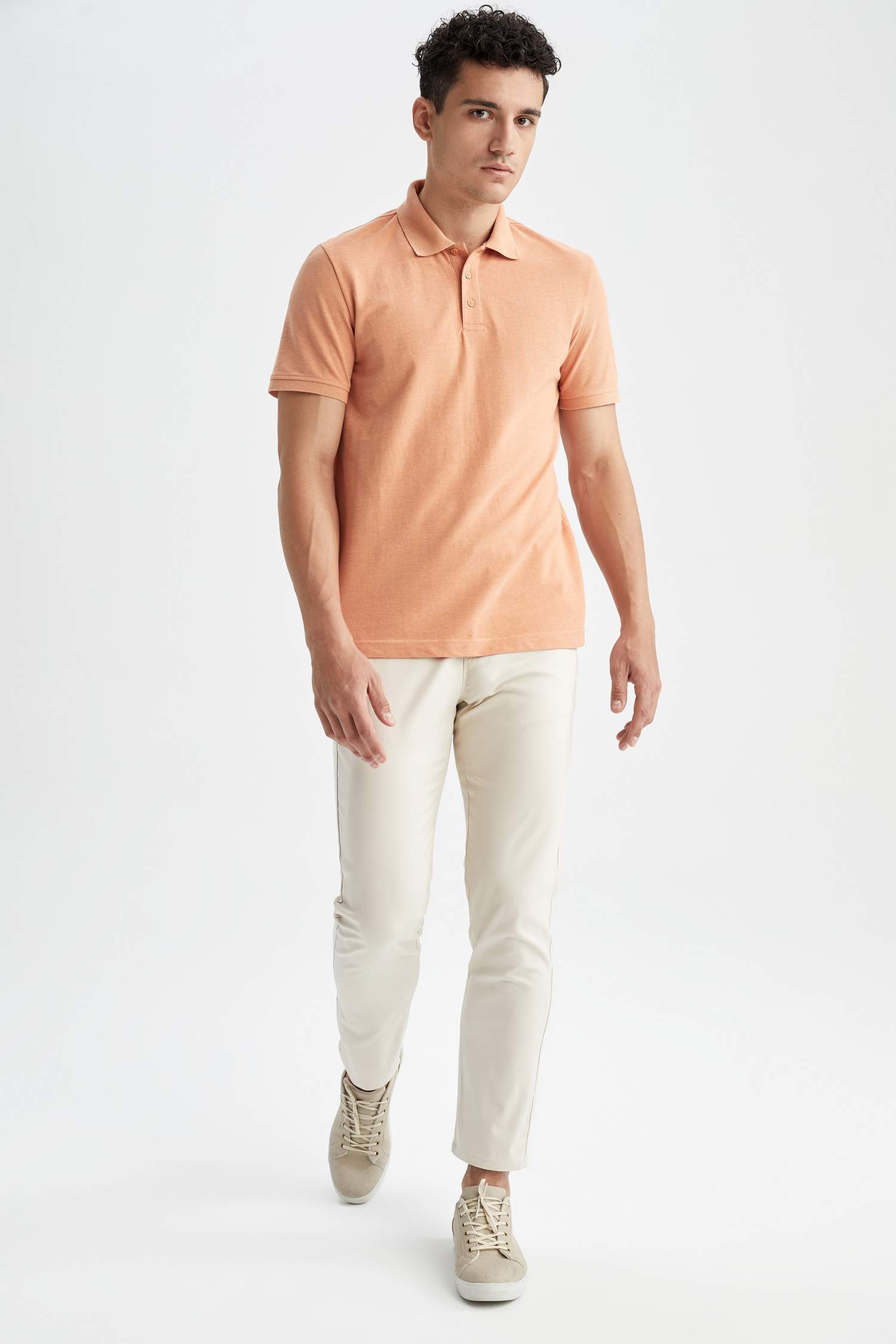 Regular Fit Basic Pamuklu Chino Pantolon
