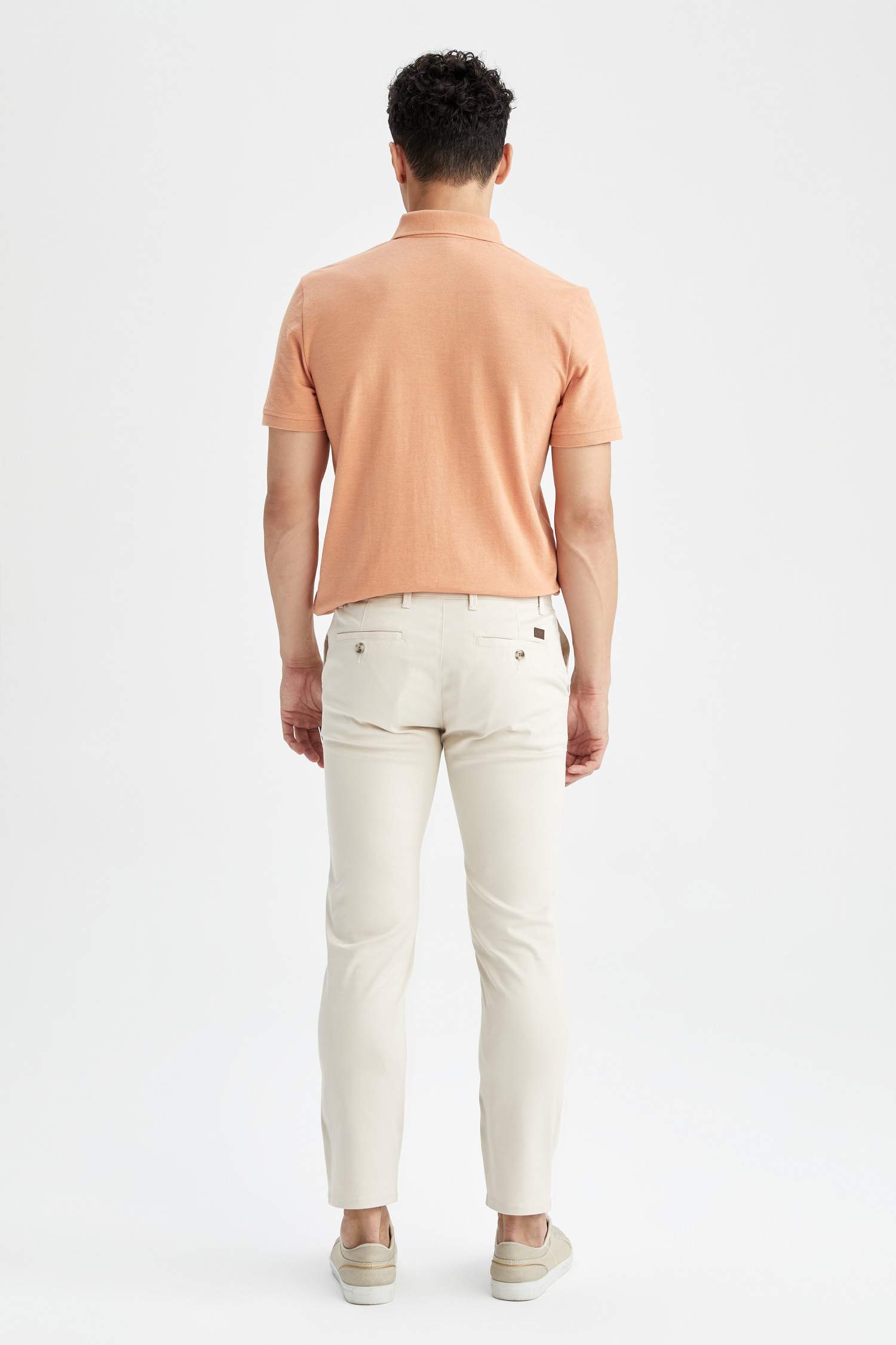 Regular Fit Basic Pamuklu Chino Pantolon