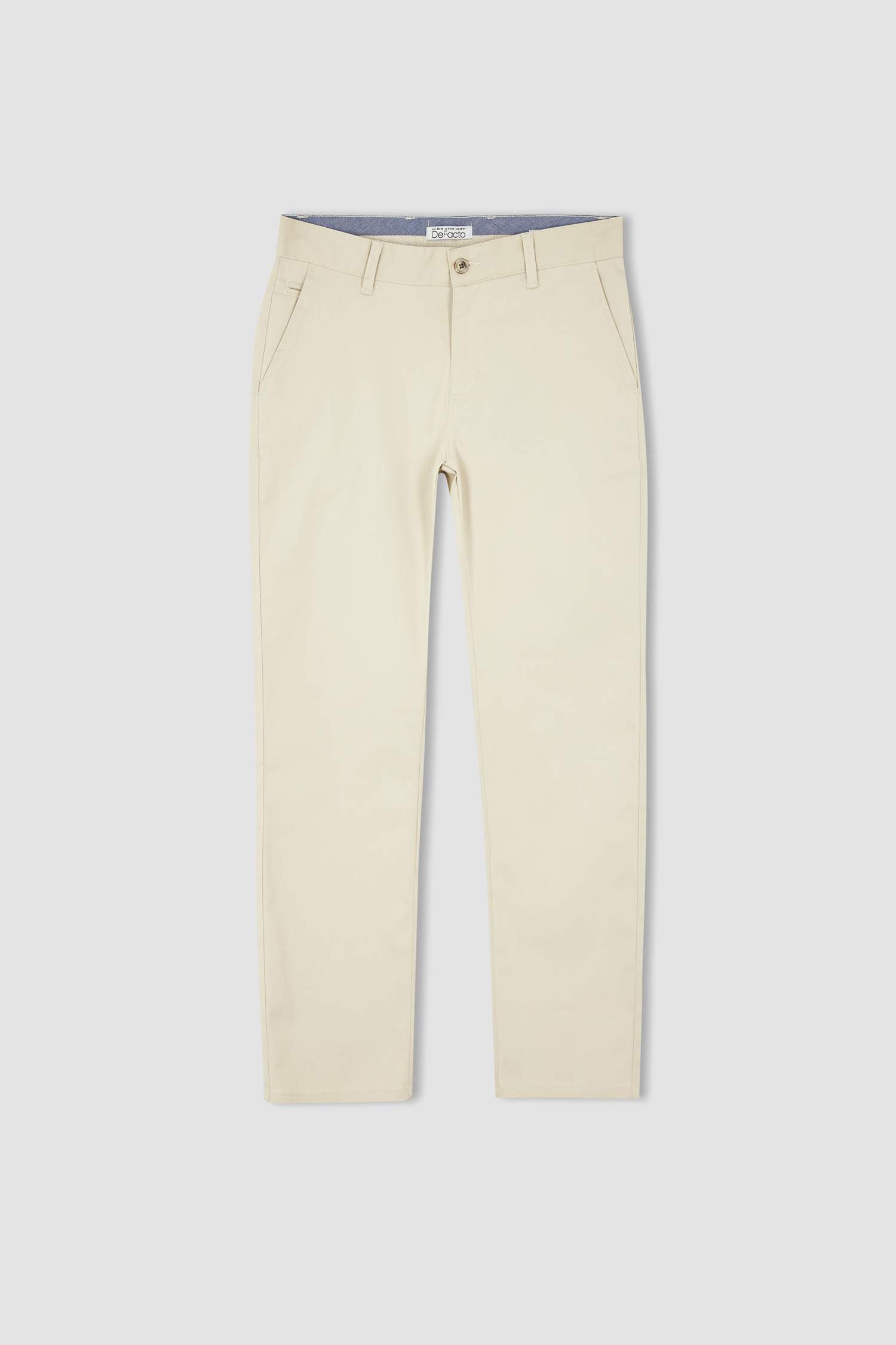Regular Fit Basic Pamuklu Chino Pantolon